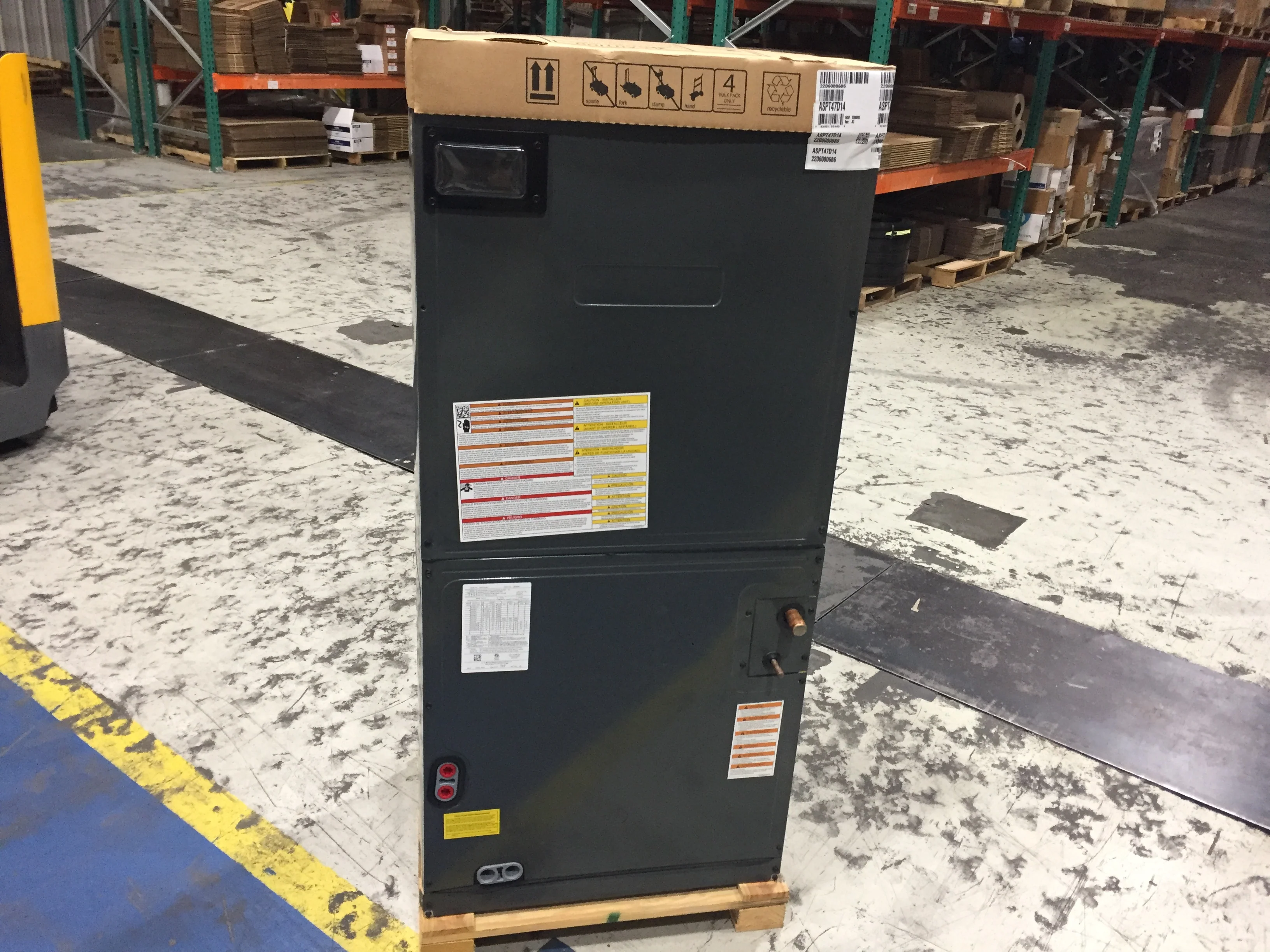 3.5 Ton AC/HP ASPT Series Multiposition Variable Speed ECM Air Handler 208/230/60/1 R-410A CFM 1720 - Image 2