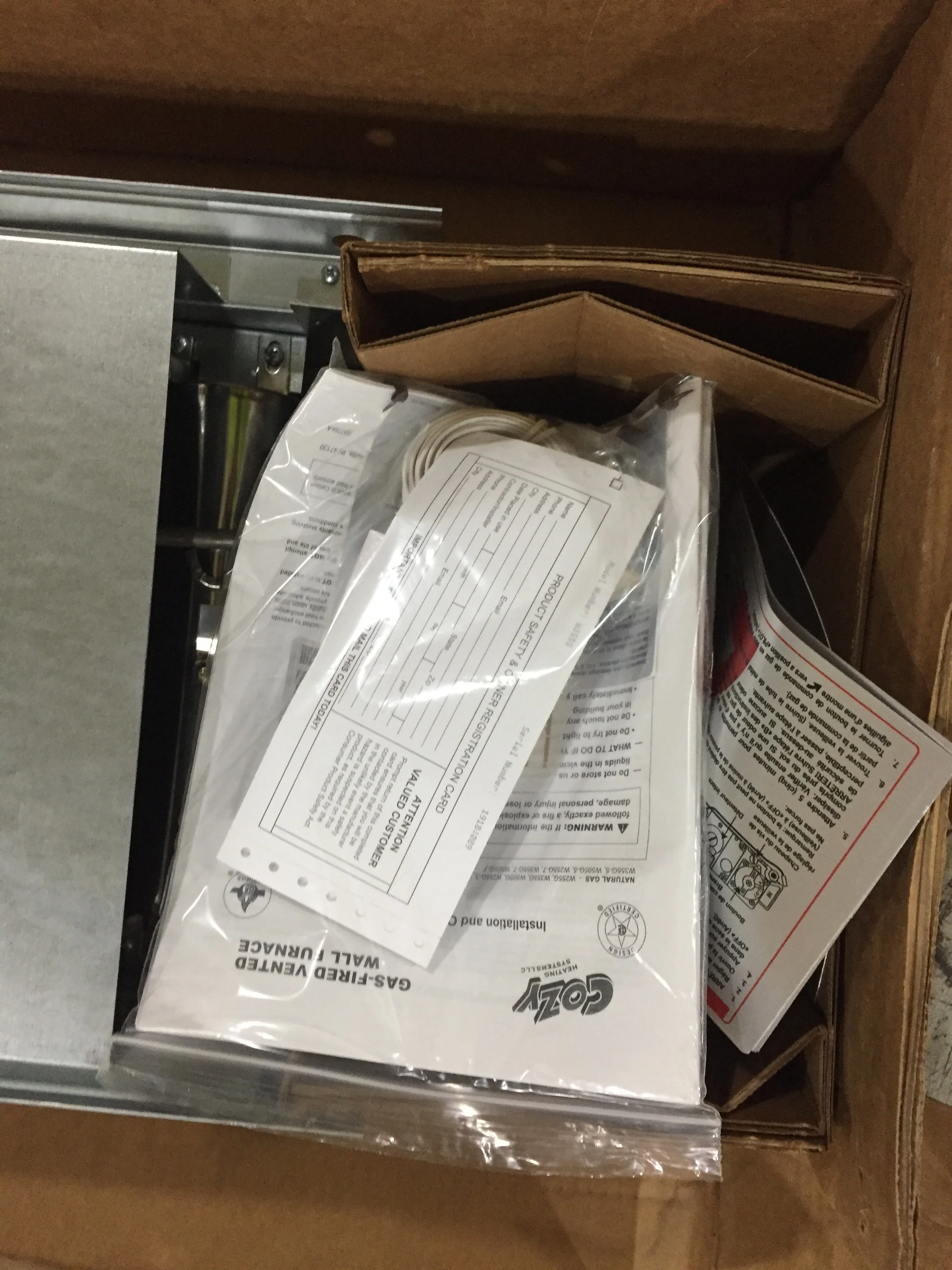 35,000 BTU Gravity Conventional Vent Wall Gas Furnace - Image 4