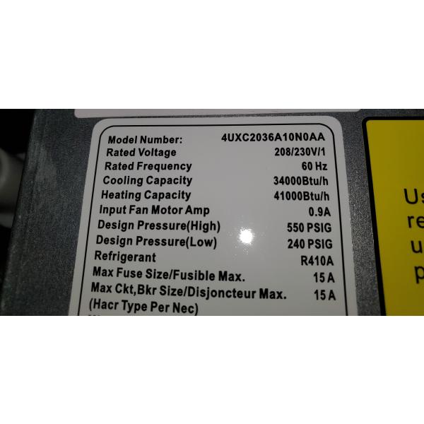 36,000 Btu Inverter Type Single-Zone Mini-Split Heat Pump Set, 20 Seer 208-230/60/1 R-410A - Image 5