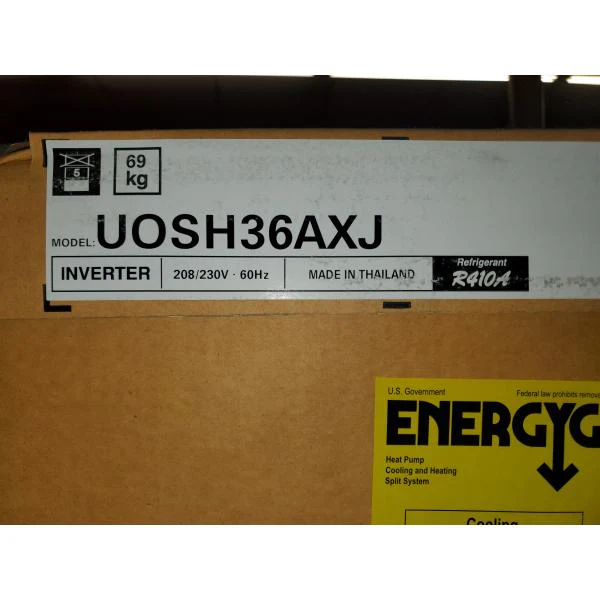 36,000 Btu Single-Zone Inverter Mini-Split Heat Pump Set, 208-230/60/1 R-410A 15.5 Seer - Image 7