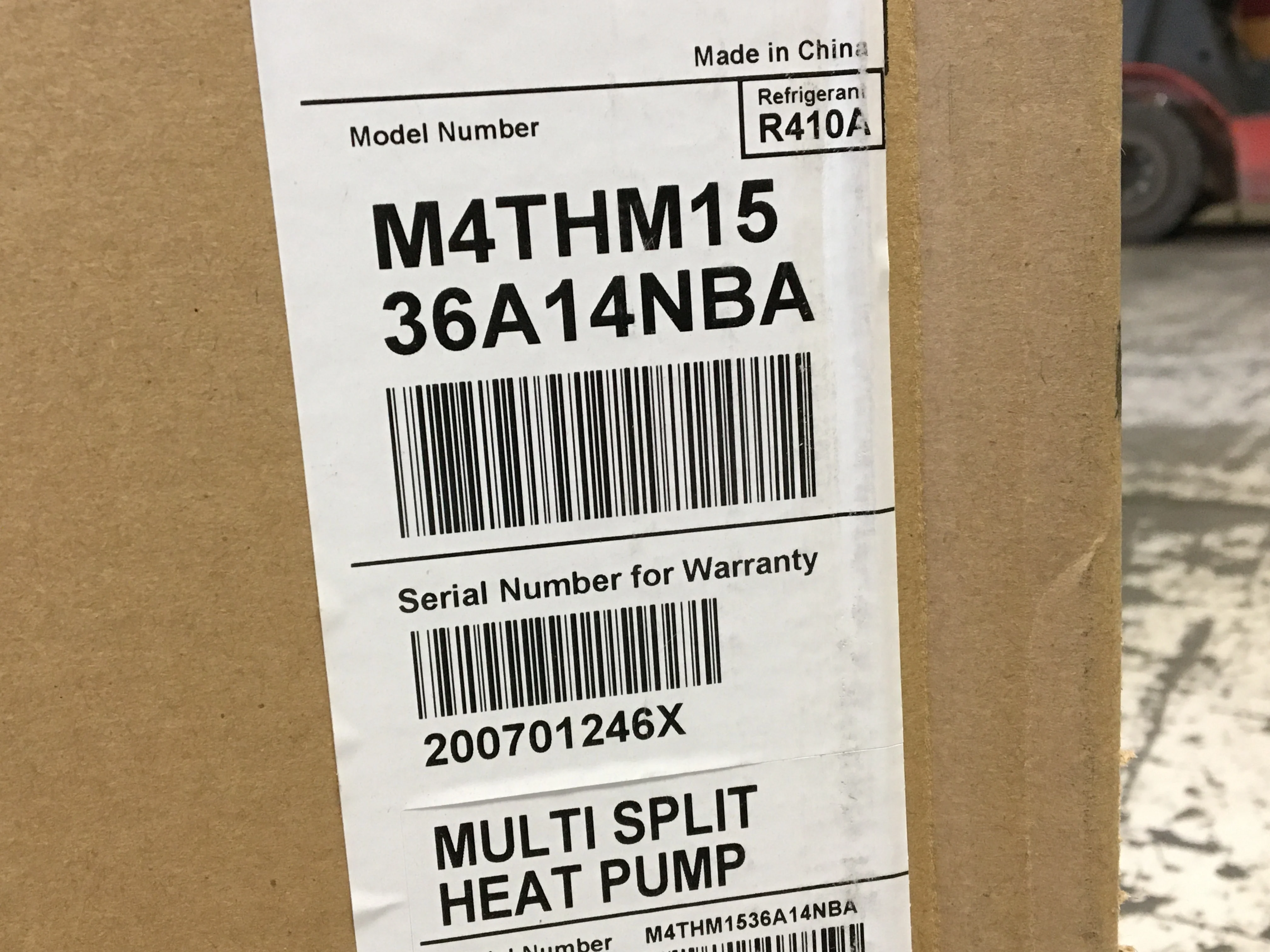 36,000 BTU Single-Zone Inverter Outdoor Heat Pump Mini Split Unit, SEER: 15 208-230/60/1 R-410A - Image 6