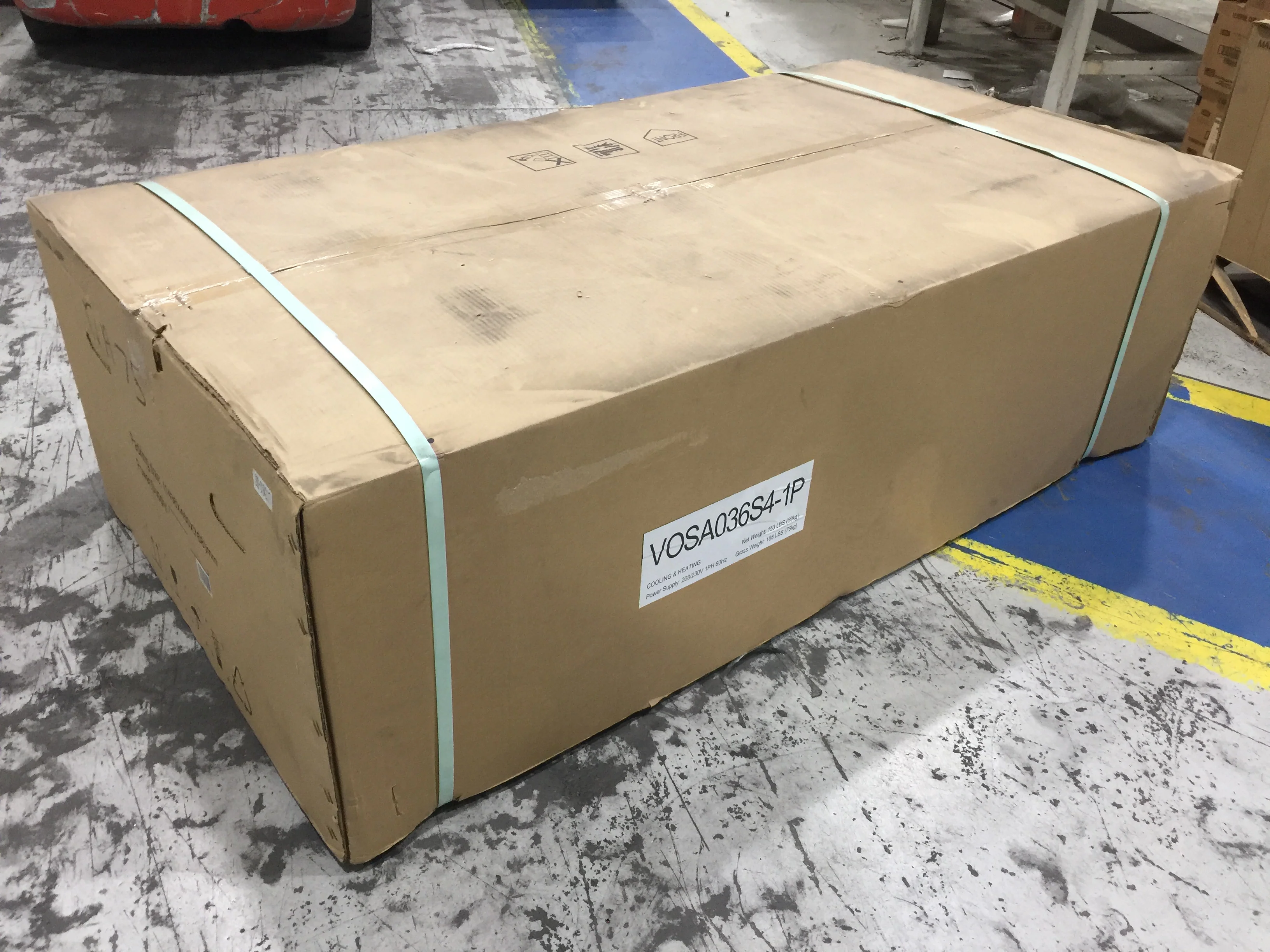 36,000 BTU VRF Concealed Ducted Indoor Heat Pump Unit; 208-230/60/1, R-410A - Image 9