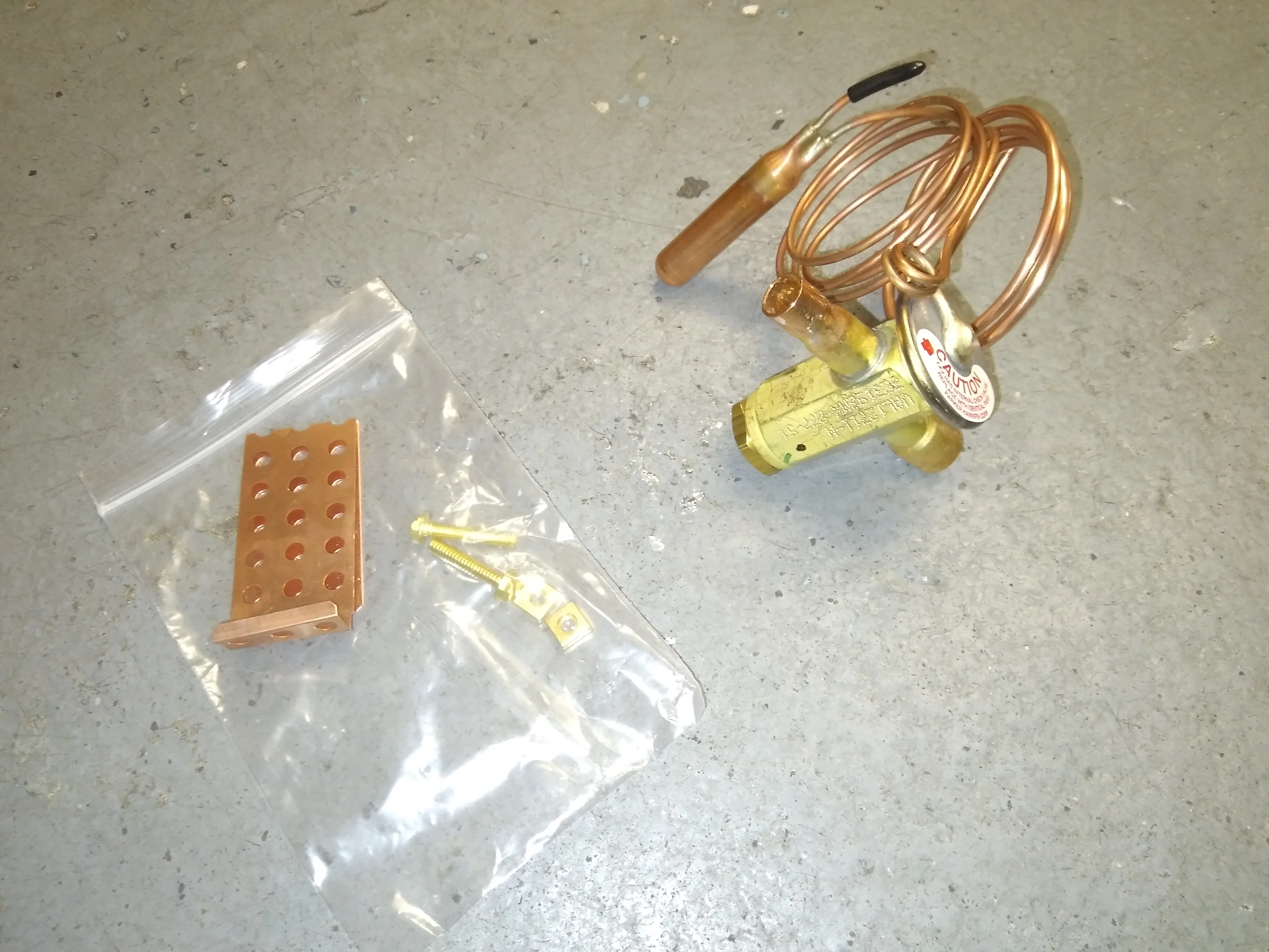 3/8" X 1/2" ODF 6 Ton Thermal Expansion Valve w/30" Capillary R-410A - Image 7