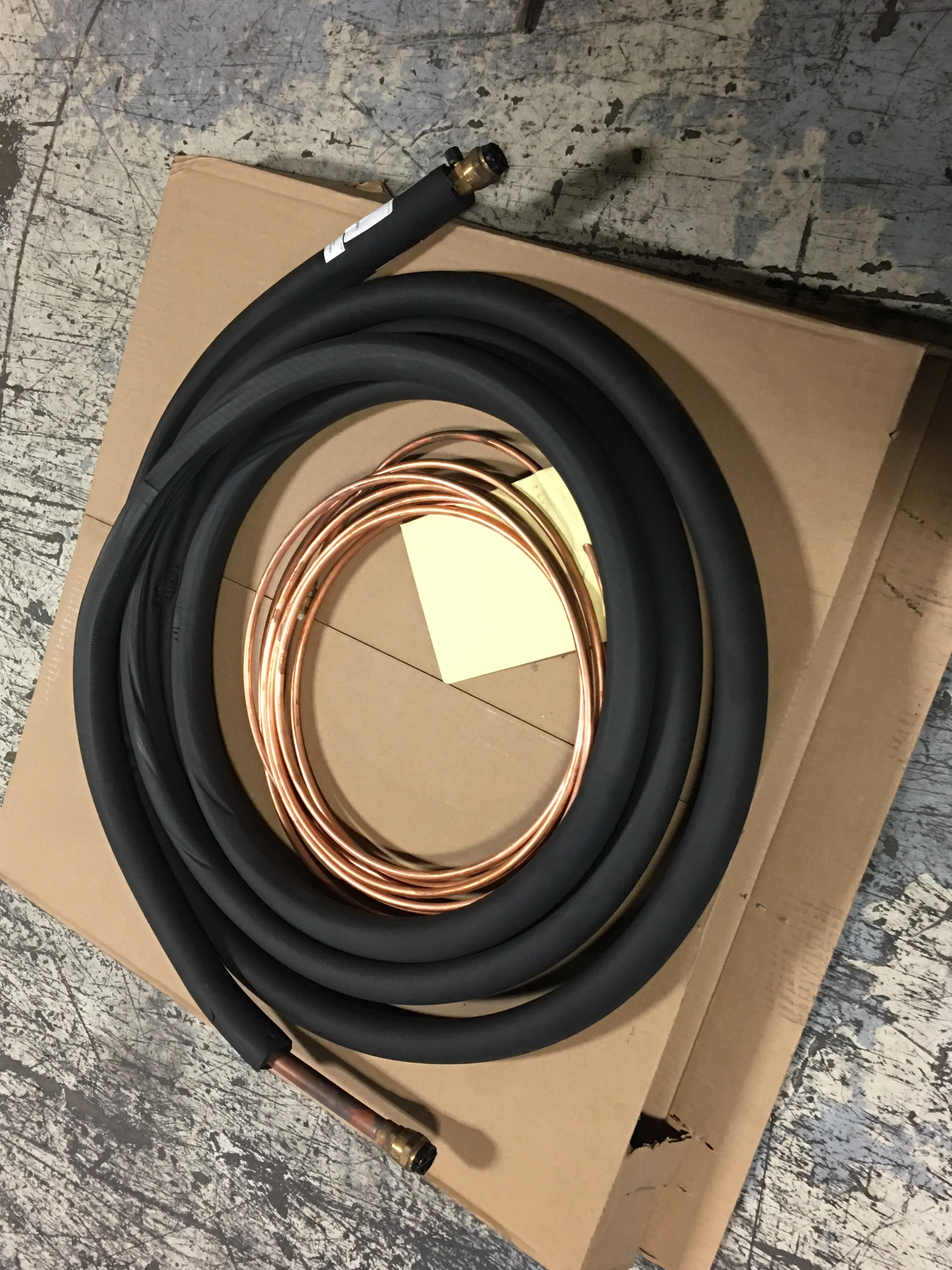 3/8 X 7/8" X 1/2" X 30' Ft Quick Connect Pre-Charged R-410A Line Set
