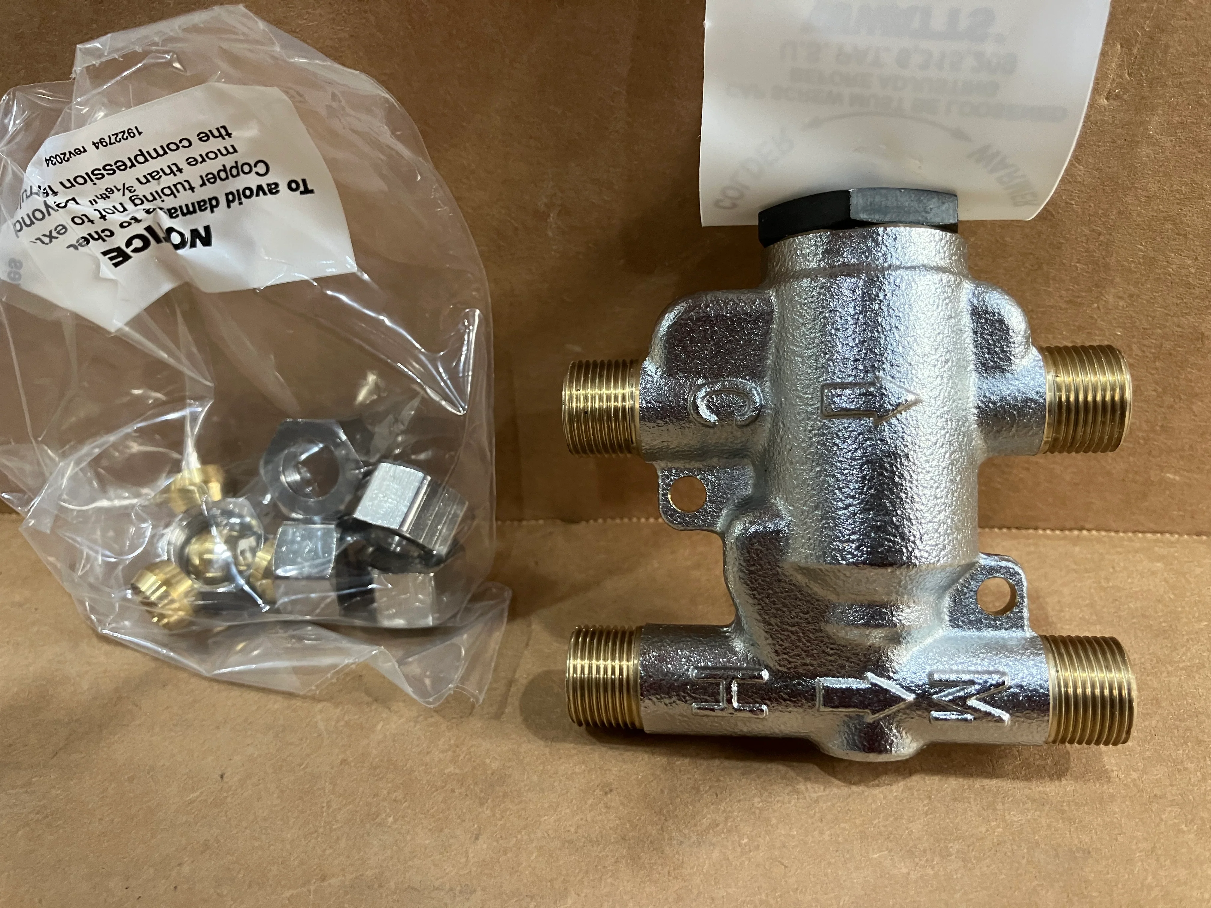 3/8 Under Sink Guardian Thermostatic Mixing Valve - Image 2