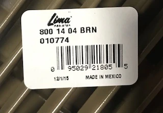 4" X 14" BROWN STEEL STAMPED FLOOR REGISTER/W TOE OPERATED MULTI-LOUVER DAMPER - Image 3
