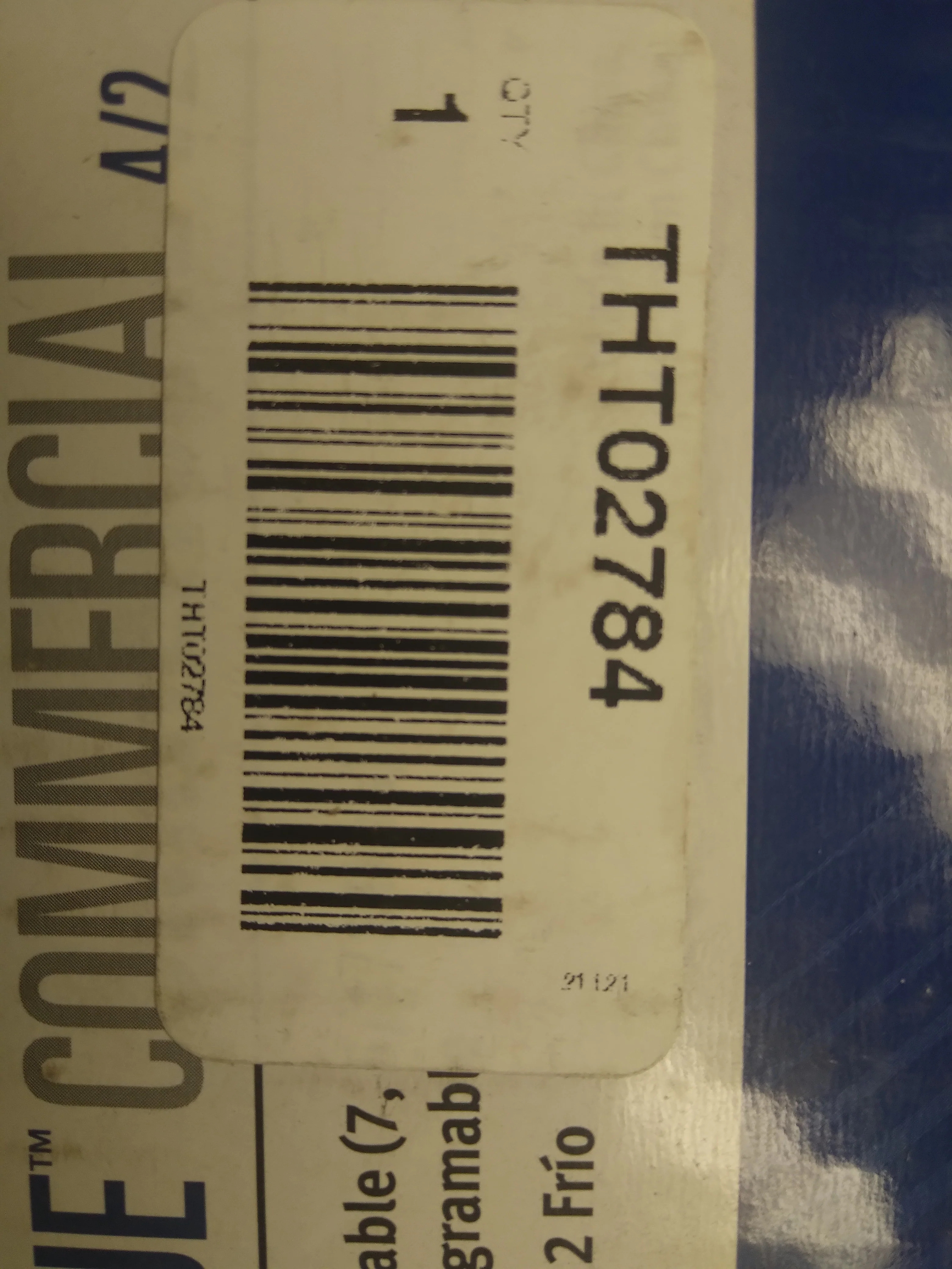4 Heat/2 Cool Blue Commercial Universal Programmable/Non-Programmable Thermostat - Image 6