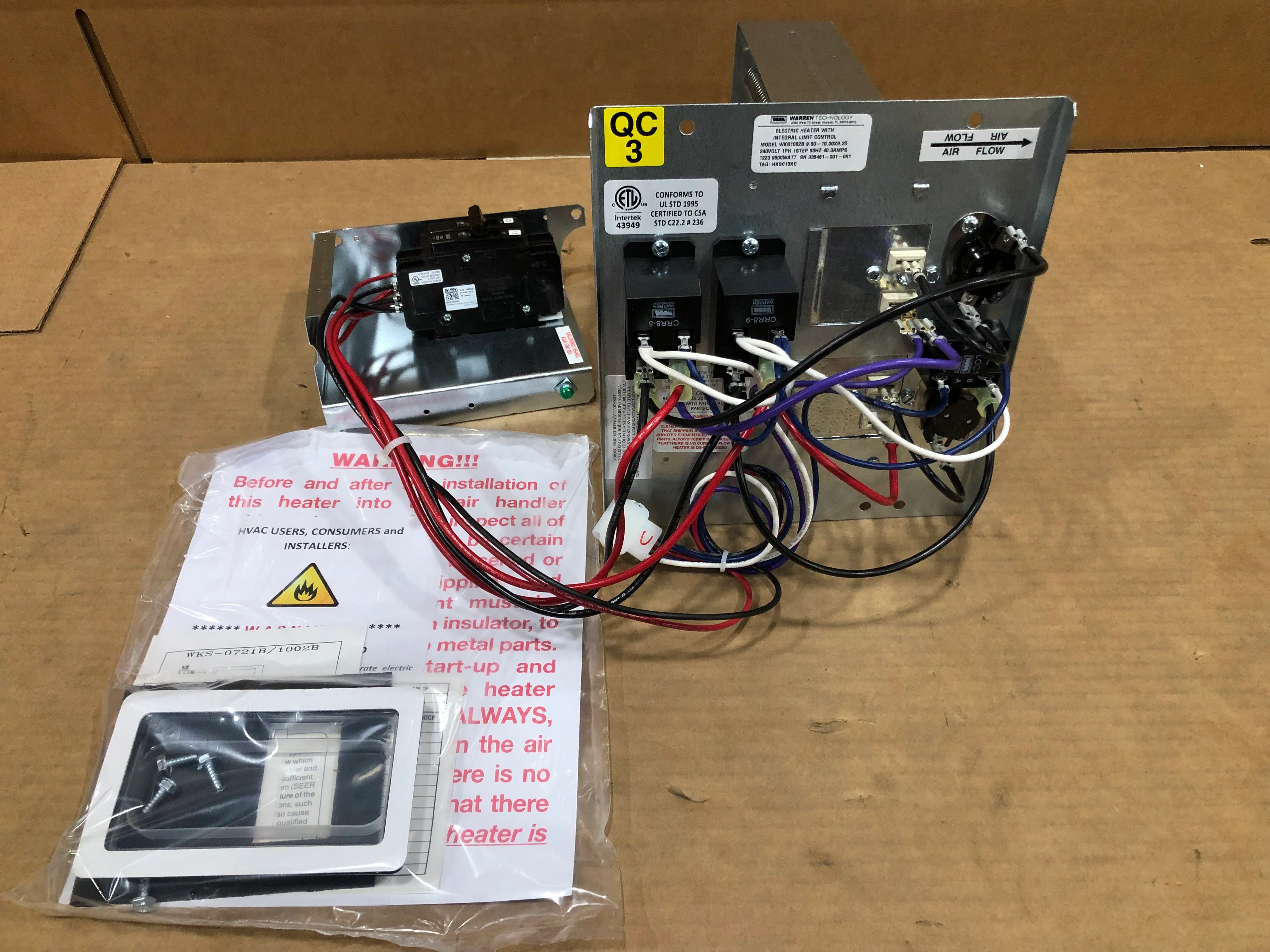 4 Ton AC/HP Multiposition Variable Comm Compatible Air Handler with 10 kW Electric Heat Kit 240/60/1 - Image 5