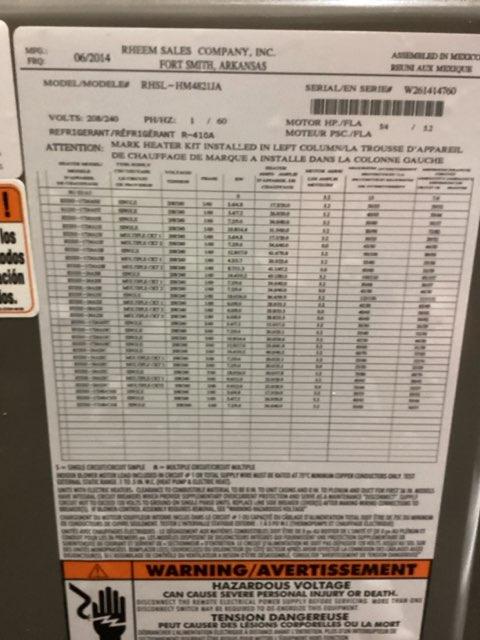 4 Ton AC/HP Upflow/Horizontal Air Handler 208-230/60/1 R-410A - Image 3