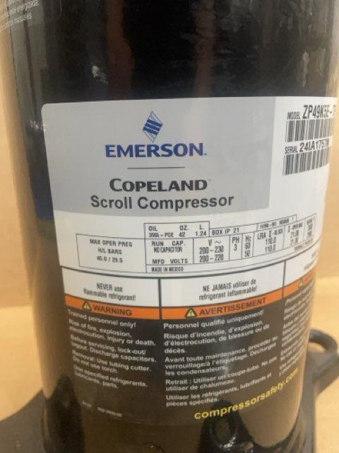 4 Ton AC Scroll Compressor 200-230/50-60/3 R410A - Image 2