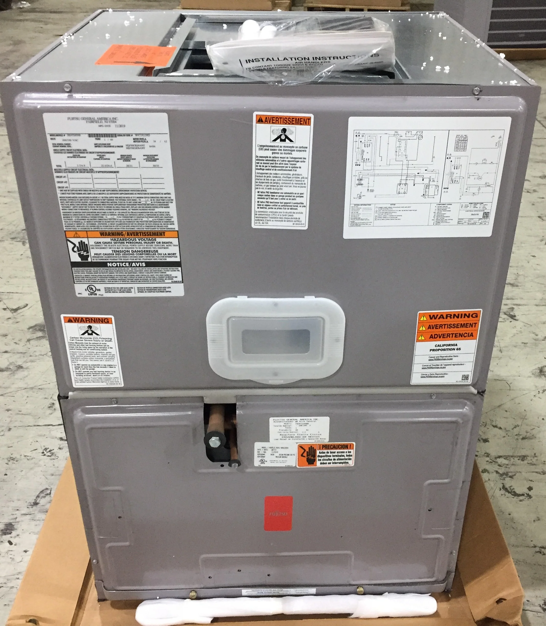 4 Ton AC/HP Multiposition ECM Air Handler With 5 Kw Heat, 208/230/60/1 R-410A CFM 1600 16 SEER - Image 2
