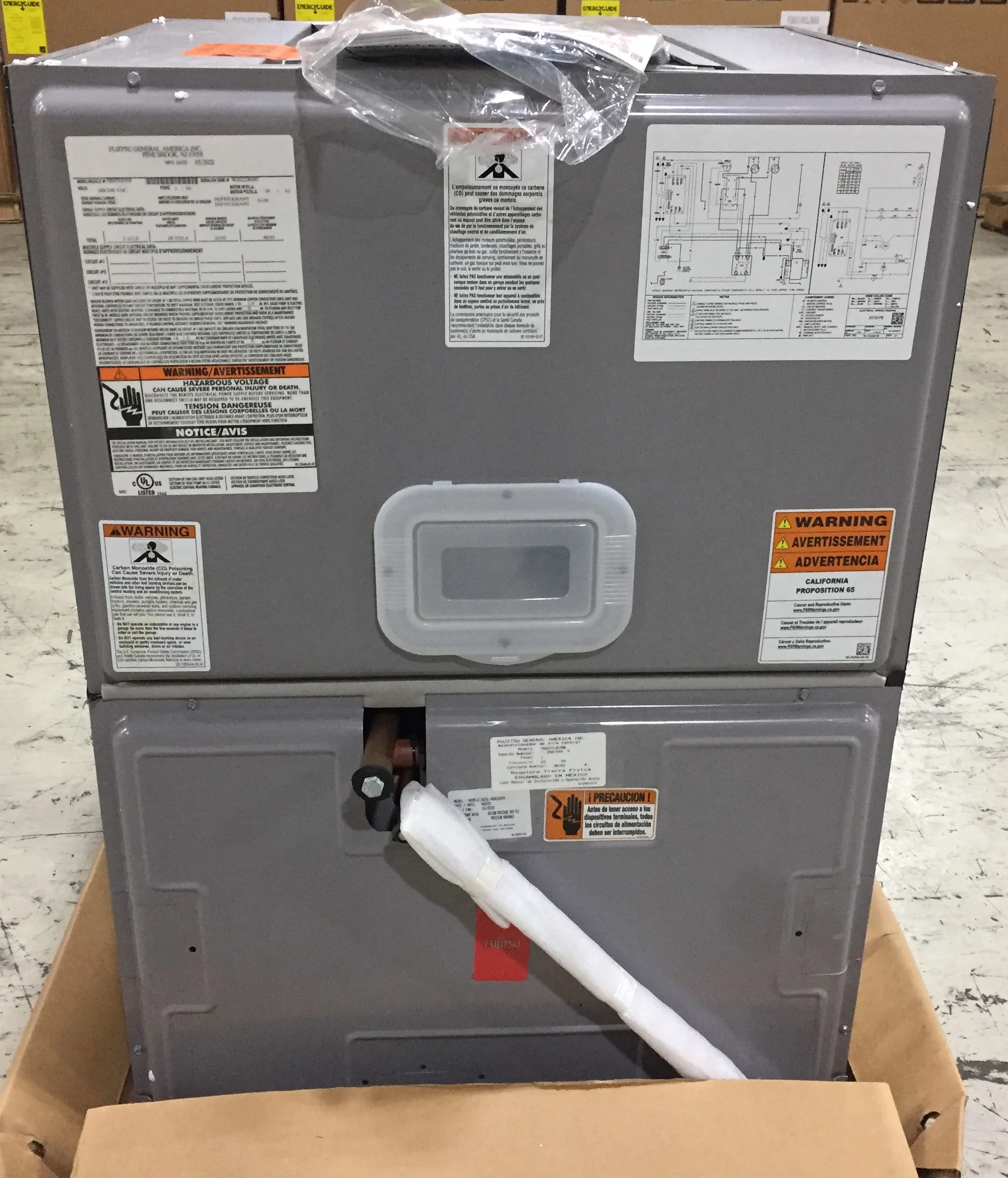 4 TON AC/HP ECM AIR HANDLER WITH 7 KW HEAT, 208/230/60/1 R-410A CFM 1600 16 SEER - Image 2
