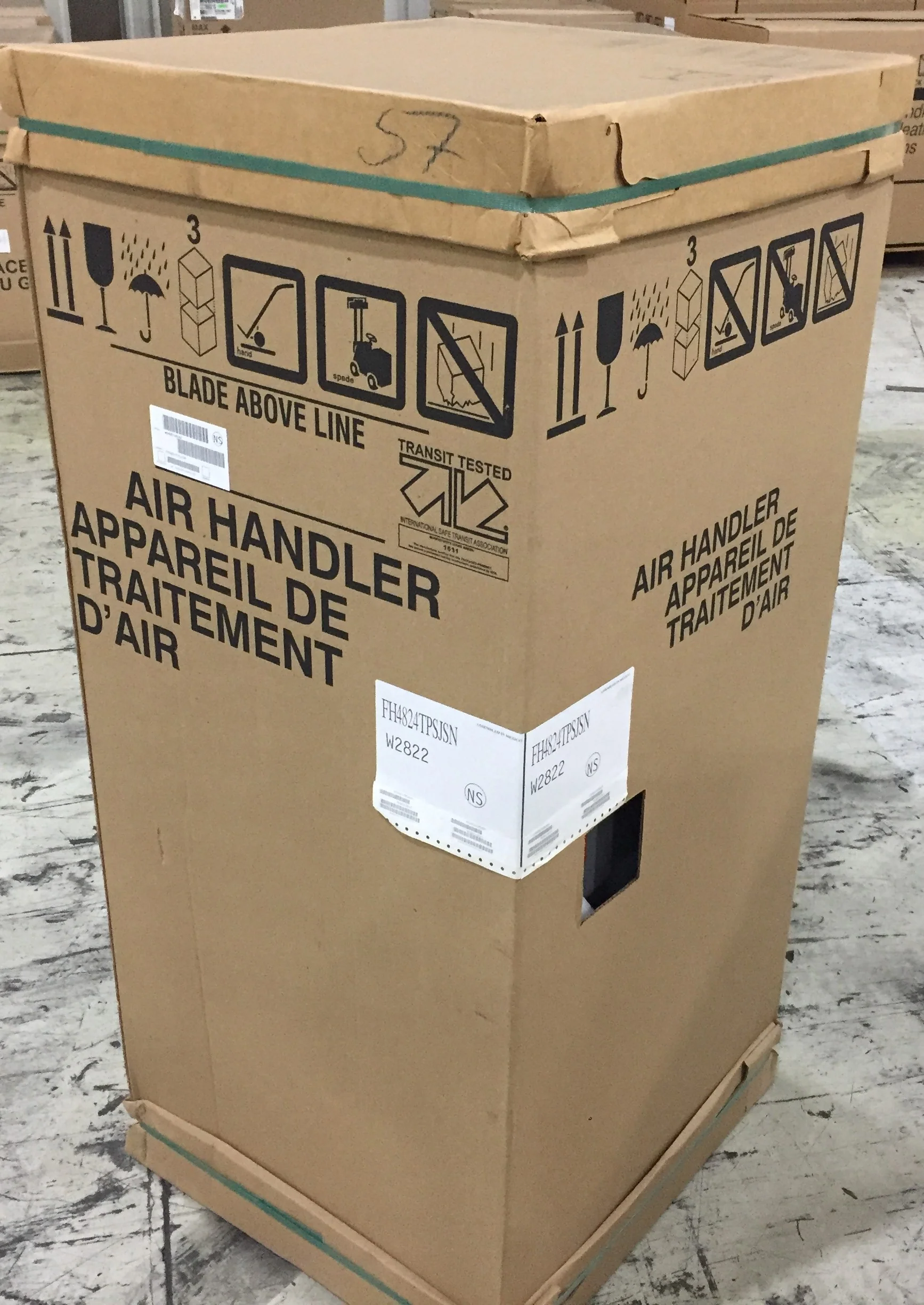 4 Ton AC/HP Multiposition PSC Air Handler; 208-230/60/1, R-410A, CFM 1600, 15 SEER - Image 5