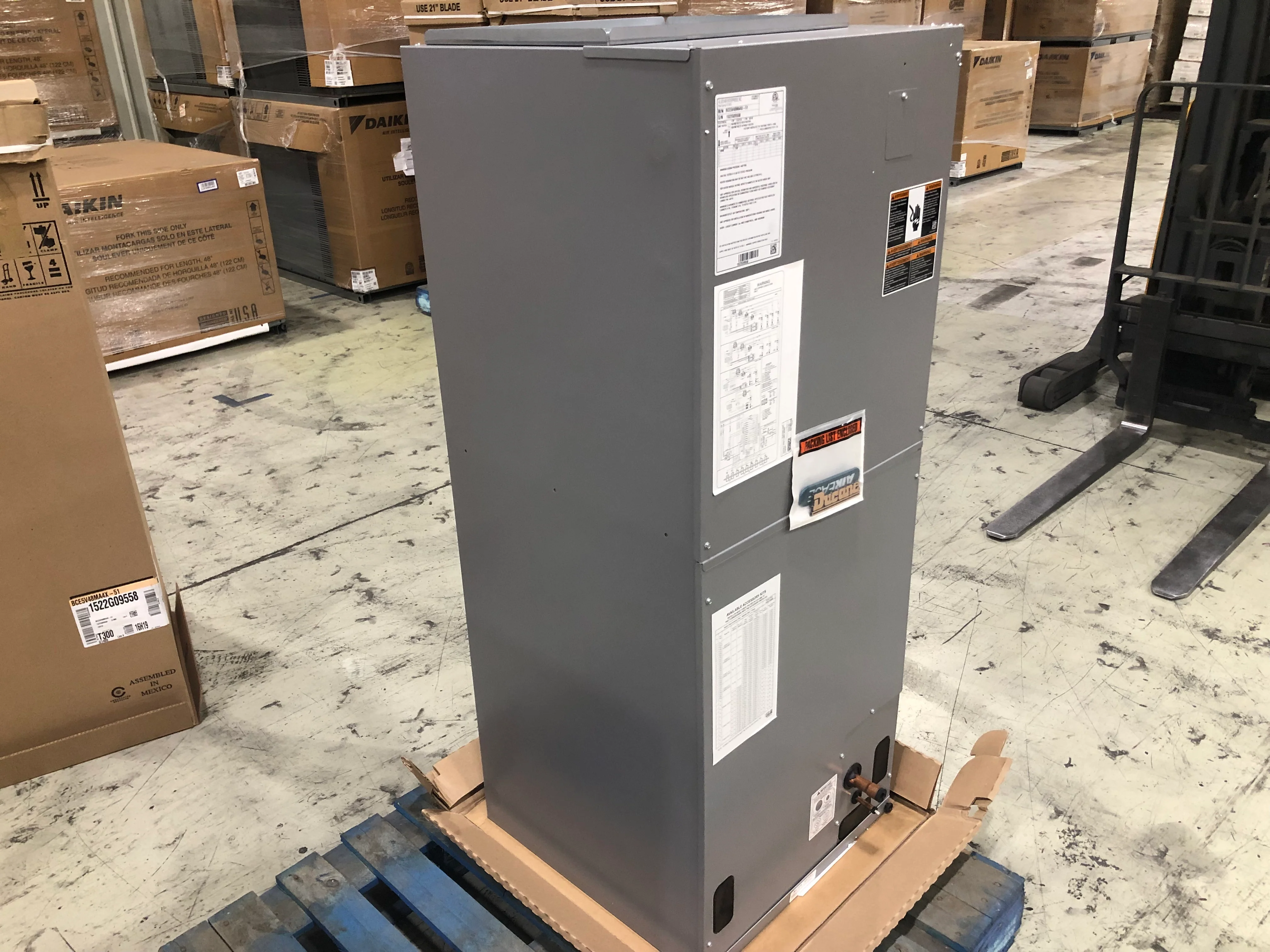 4 Ton AC/HP Upflow/Horizontal Variable Speed PSC Fancoil 200-230/60/1 R-410A CFM 1600 - Image 2