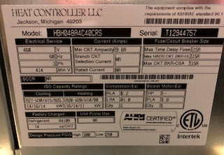 4 Ton Hb Compact Commercial" Series Horizontal Water Source Heat Pump Package Unit/W Cxm Control - Image 4