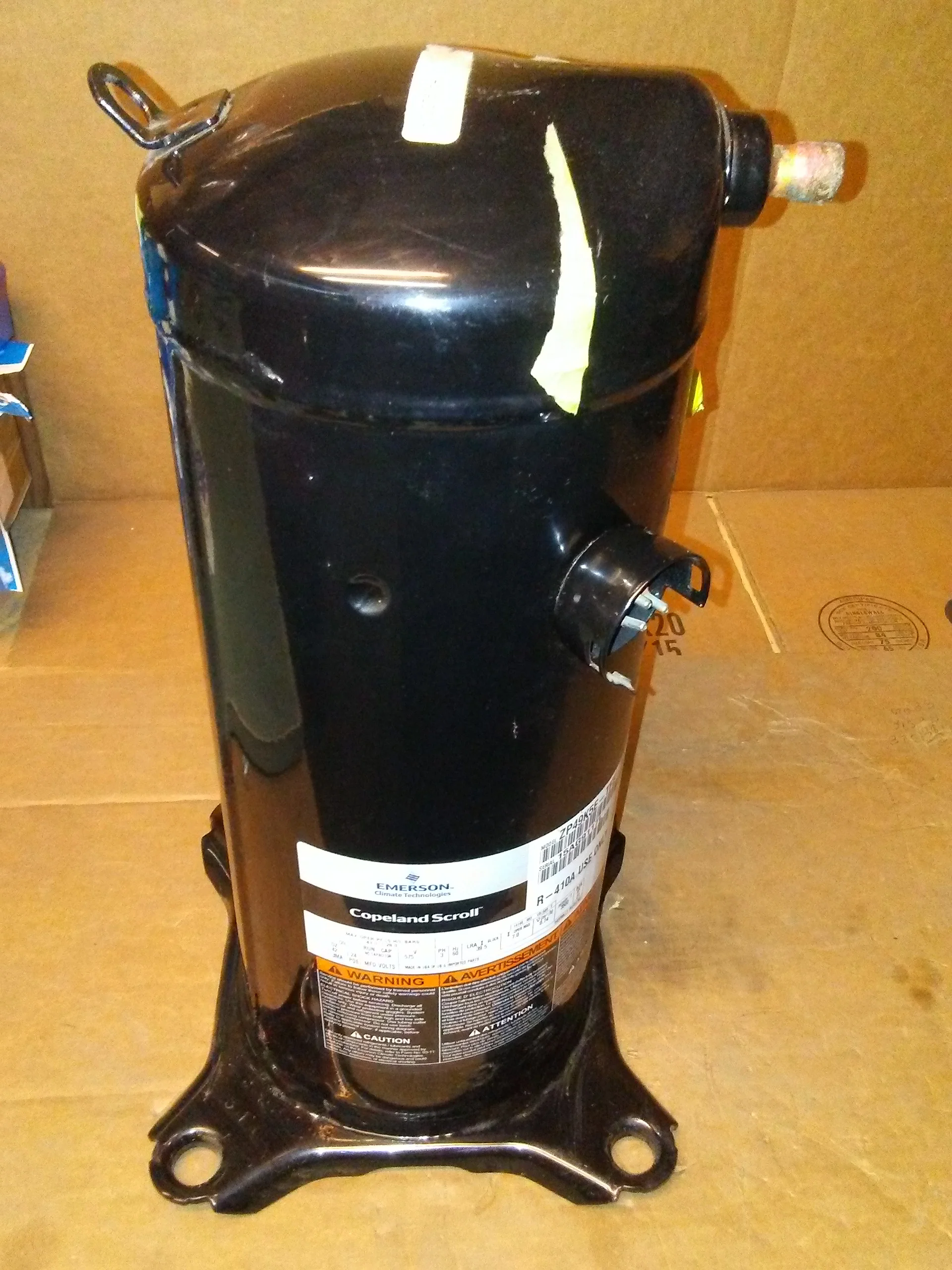 4 TON HIGH TEMP AC/HP SCROLL COMPRESSOR 575/60/3 R-410A(USED) - Image 2