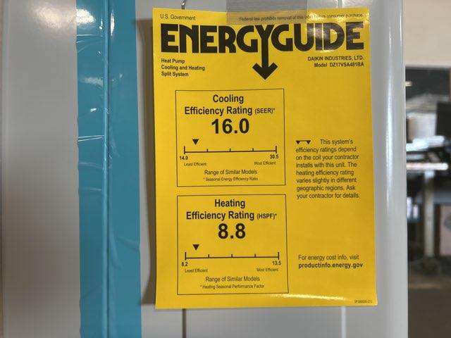 4 Ton Inverter Split-System Communicating Heat Pump 208-230/60/1 R410A 17 SEER - Image 5