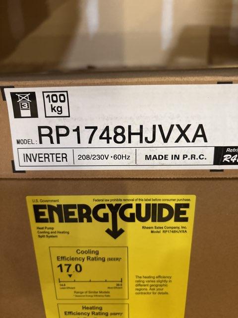 4 Ton Inverter Split-System Communicating Heat Pump 208-230/60/1 R410A 17 SEER - Image 3