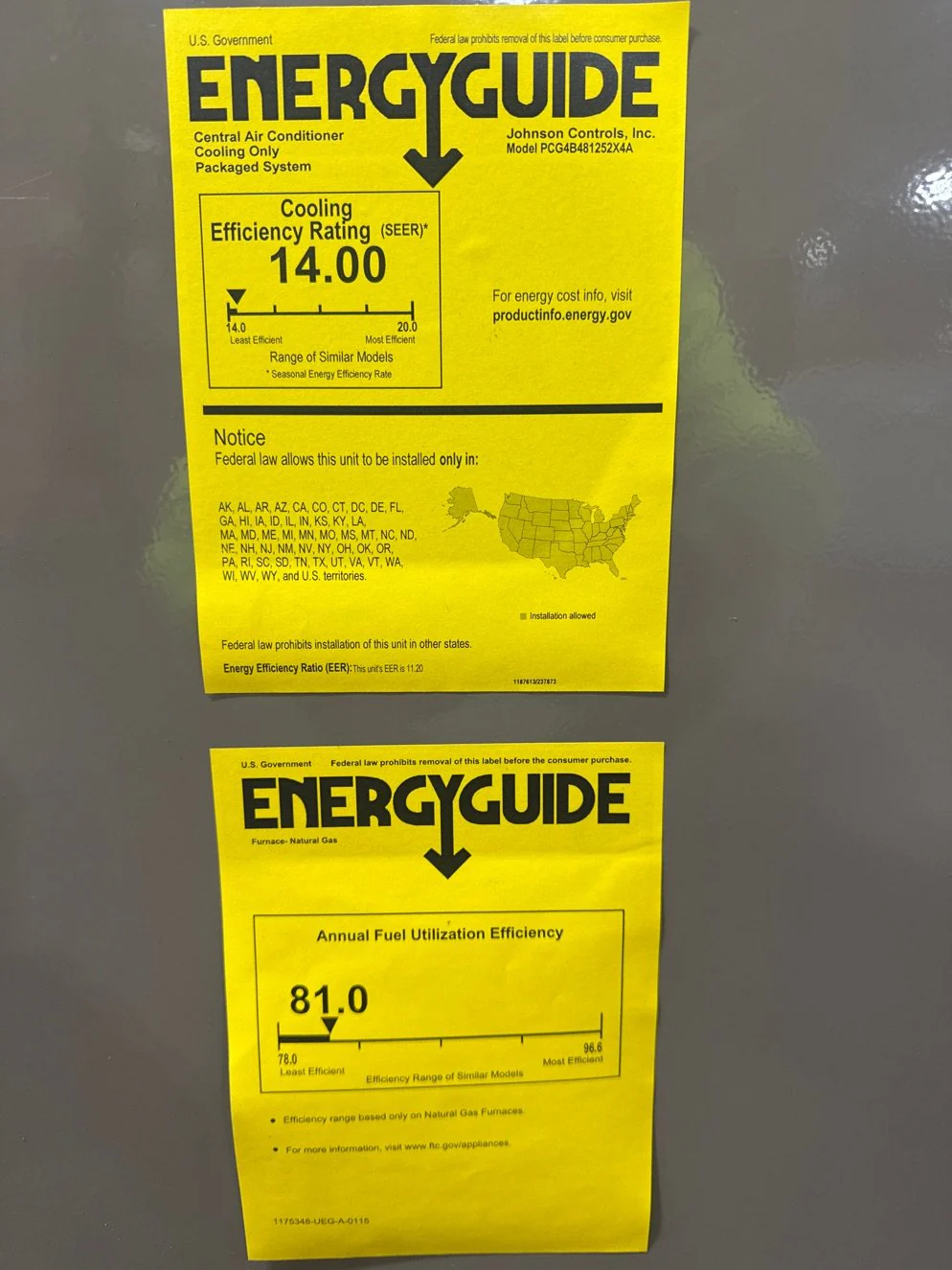 4 Ton Low NOx 1-Stg Convertible Natural Gas/Electric Packaged Unit, 14 SEER, 208-230/60/1, R410A - Image 4