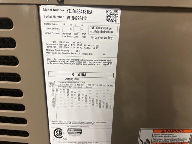 4 Ton 'LX' Series Split-System Air Conditioner; 208-230/60/1, 13 SEER - Image 8