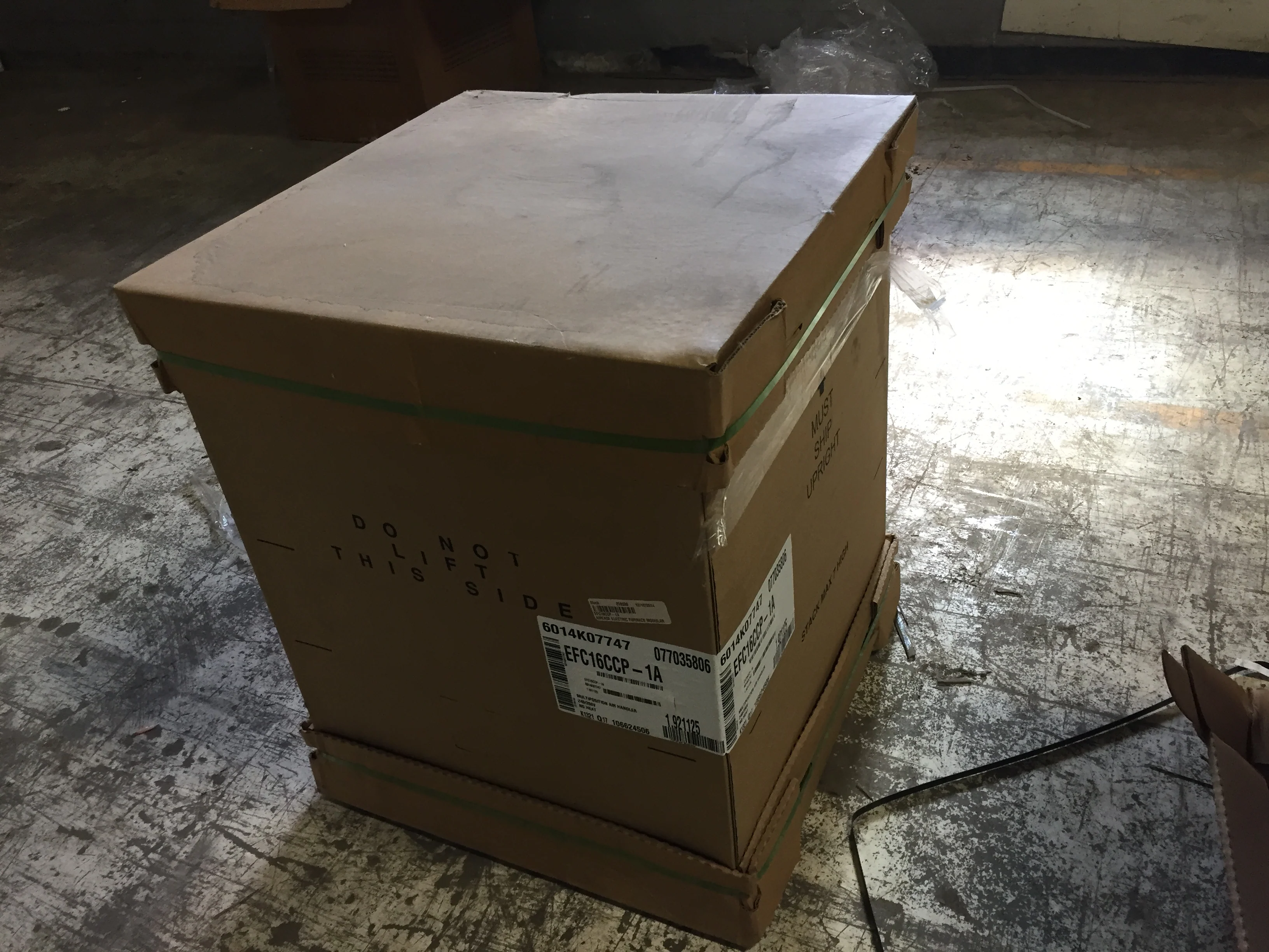 4 Ton Multiposition PSC Air Handler Less Coil, No Heat, 208-230/60/1 1600 CFM **Coil Not Included** - Image 3