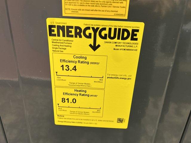 4 Ton Single-Stage Convertible Natural Gas/Electric Packaged Unit, 13.4 SEER2, 208-230/60/1, R410A - Image 5