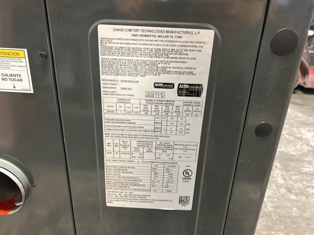 4 Ton Single-Stage Convertible Natural Gas/Electric Packaged Unit, 13.4 SEER2, 208-230/60/1, R410A - Image 6