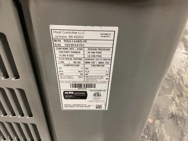 4 Ton Single-Stage Split-System Air Conditioner 208-230/60/1 R410A 14 SEER - Image 6