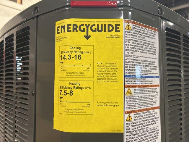 4 Ton Single-Stage Split-System Heat Pump 208-230/60/1 R410A 15 SEER - Image 5