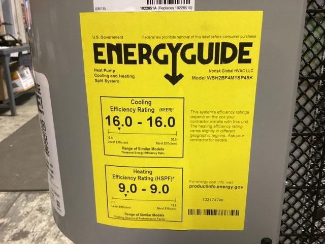 4 Ton Single Stage Split-System Heat Pump 208-230/60/1 R410A 16 SEER - Image 2