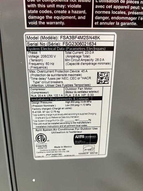 4 Ton Two-Stage Split-System Air Conditioner 208-230/60/1 R410A 15.2 SEER2 - Image 5