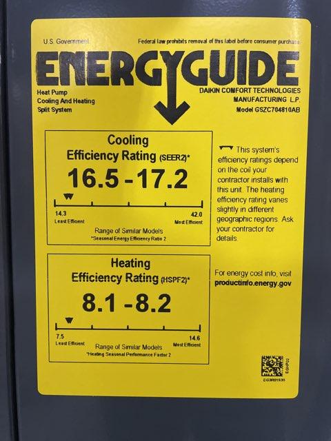 4 Ton Two-Stage Split-System Communicating Compatible Heat Pump 208-230/60/1 R410A 17.2 SEER2 - Image 4