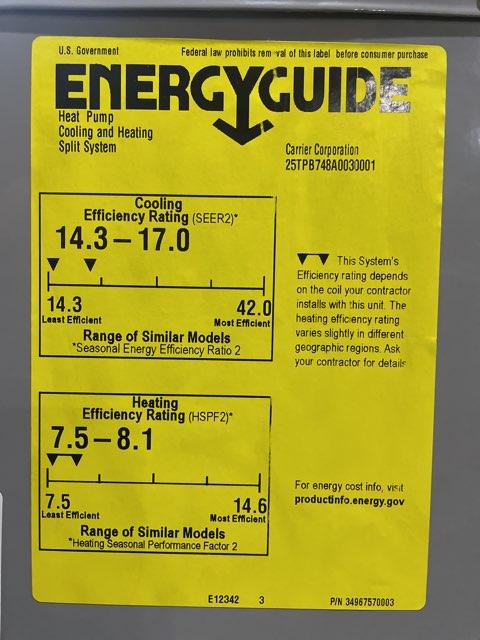 4 Ton Two-Stage Split-System Heat Pump 208-230/60/1 R410A 17 SEER2 - Image 5