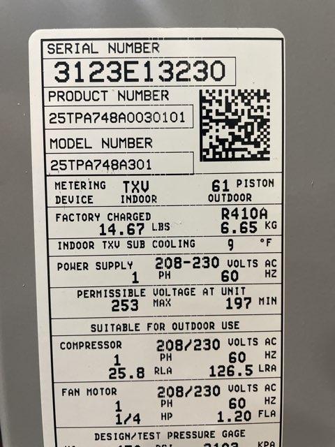 4 Ton Two-Stage Split-System Heat Pump 208-230/60/1 R410A 17 SEER2 - Image 6