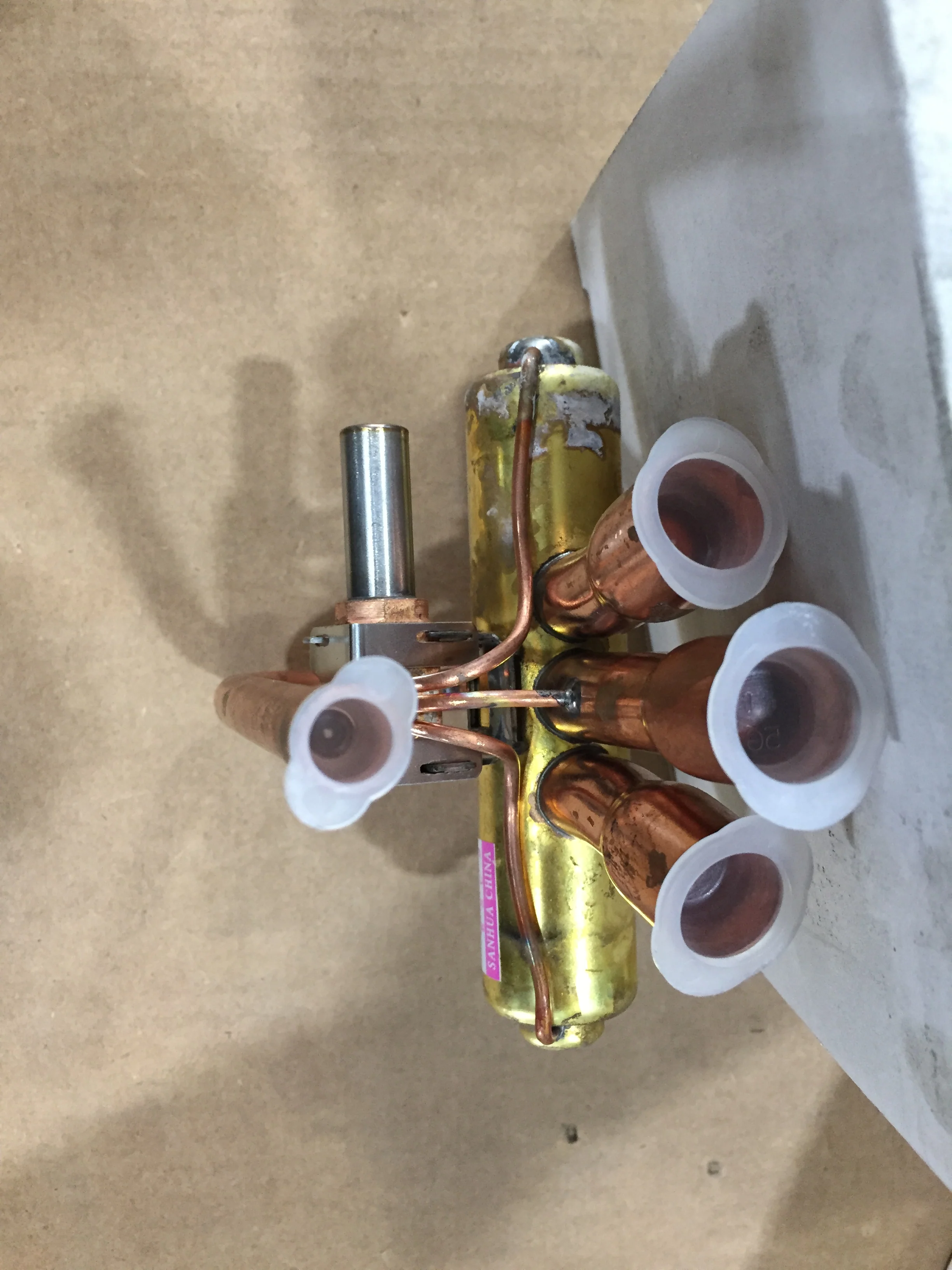 4 Way Valve, Brass, Copper Fittings - Image 2