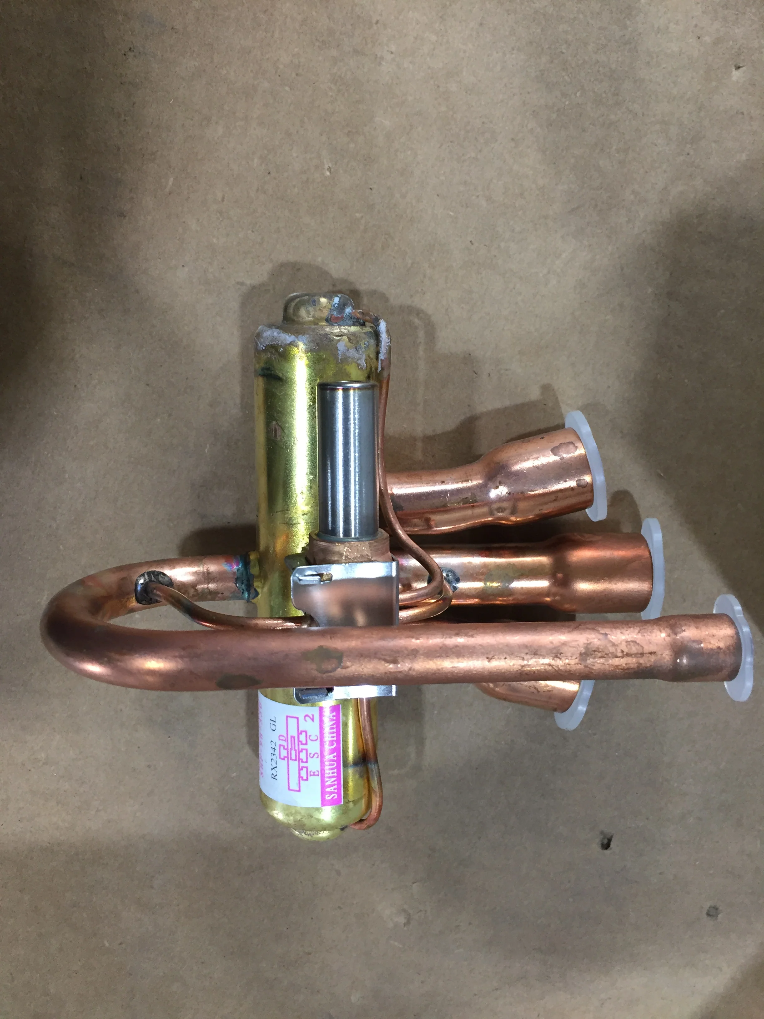 4 Way Valve, Brass, Copper Fittings - Image 3