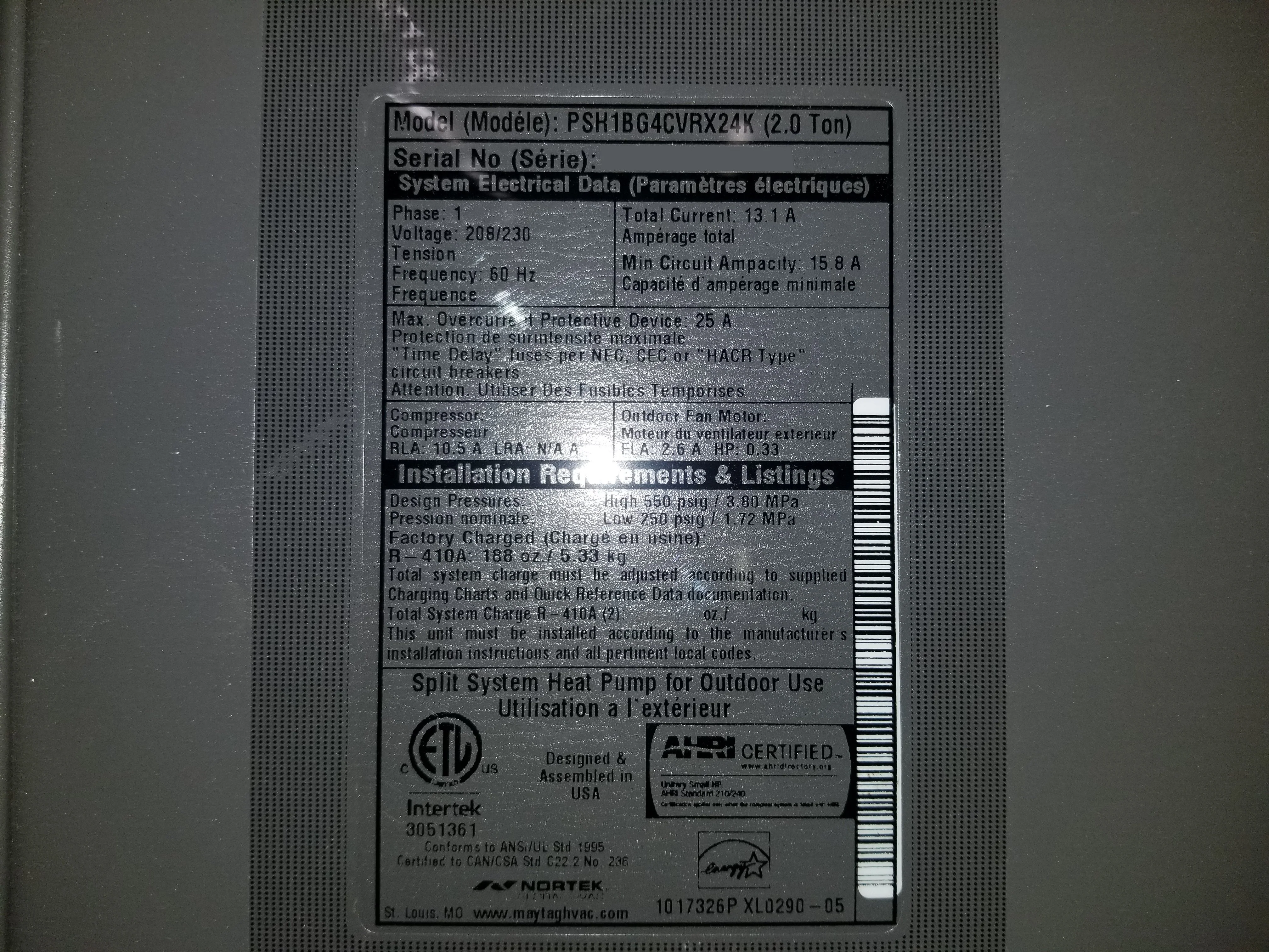 40,000 BTU Low NOx Up/Horz Comm Comp Gas Furnace 96% with 2 Ton Ultra Hi Eff IQ Drive SS Heat Pump - Image 5