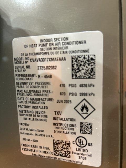 40,000 BTU Up/Horz ECM Gas Furnace 96%, 2 Ton SS AC R454B 14.3 SEER2 with 2.5 Ton Up/Down Cased Coil - Image 6