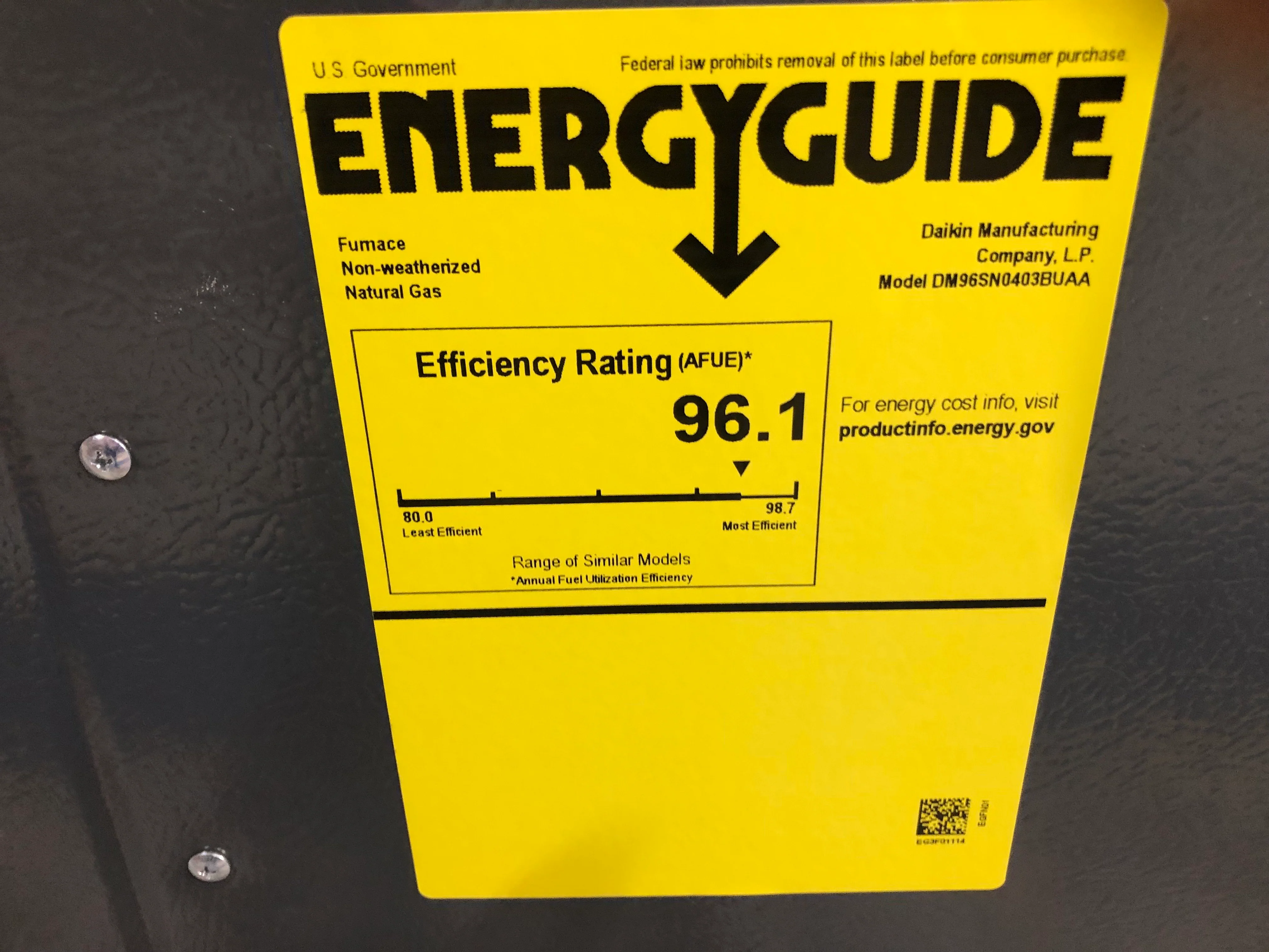 40,000 BTU Up/Horz ECM Gas Furnace 96%, 2 Ton SS AC R454B 14.3 SEER2 with 2.5 Ton Up/Down Cased Coil - Image 7