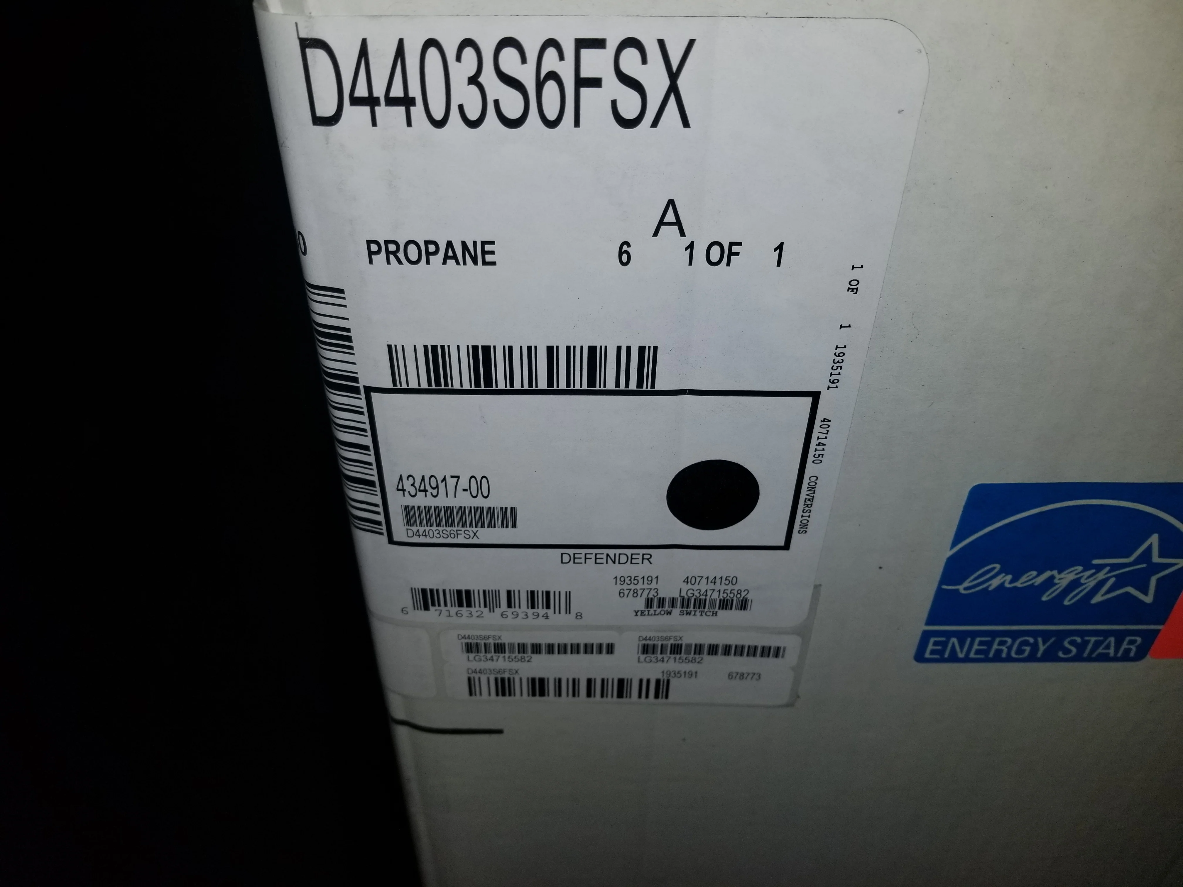 40 GALLON RESIDENTIAL DAMPER ATMOSPHERIC VENT HIGH EFFICIENCY LP HOT WATER HEATER 115/60/1 - Image 4