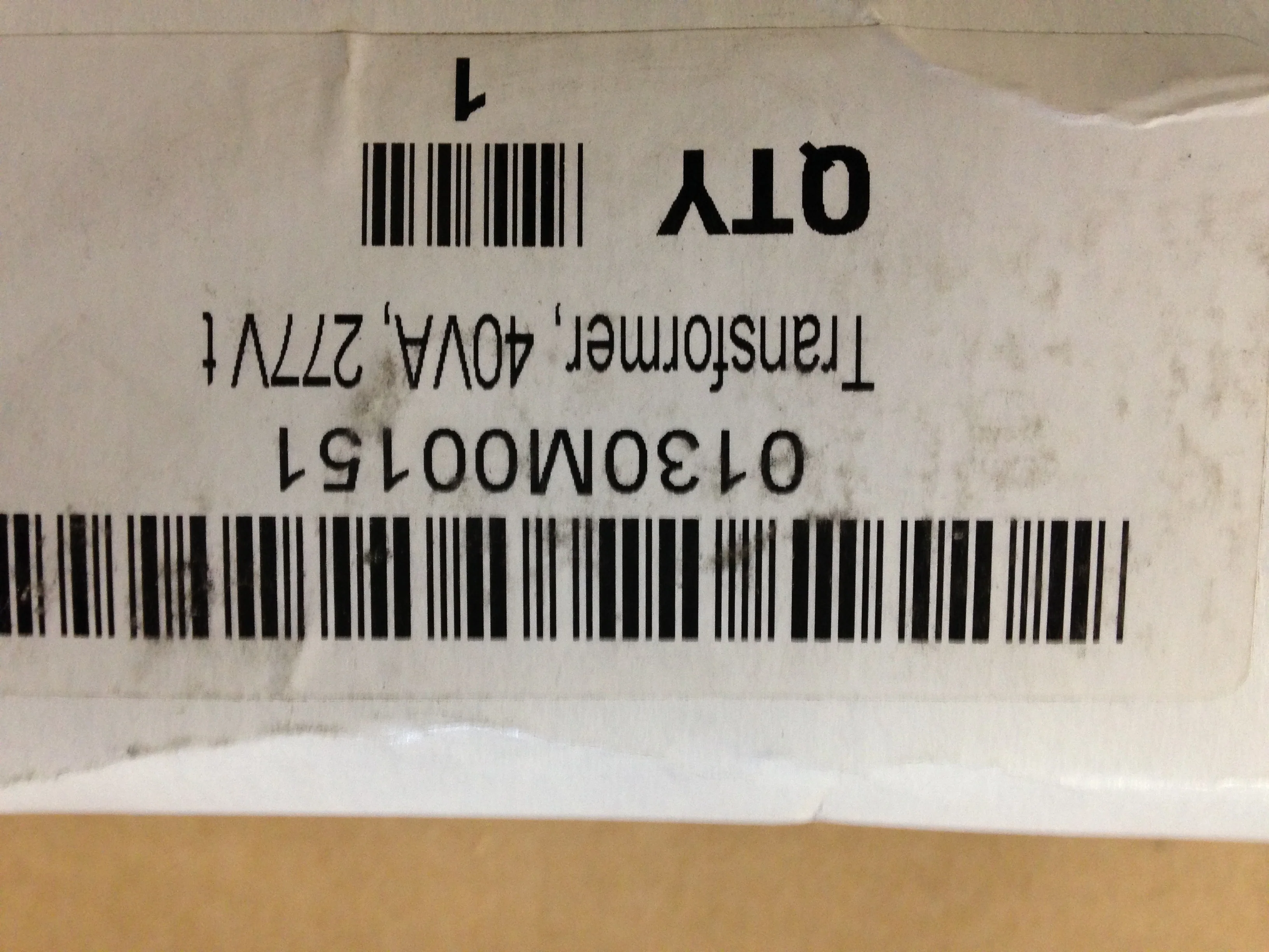 40 VA Transformer, Primary: 277 VAC, Secondary: 24 VAC/50-60 Hz - Image 5