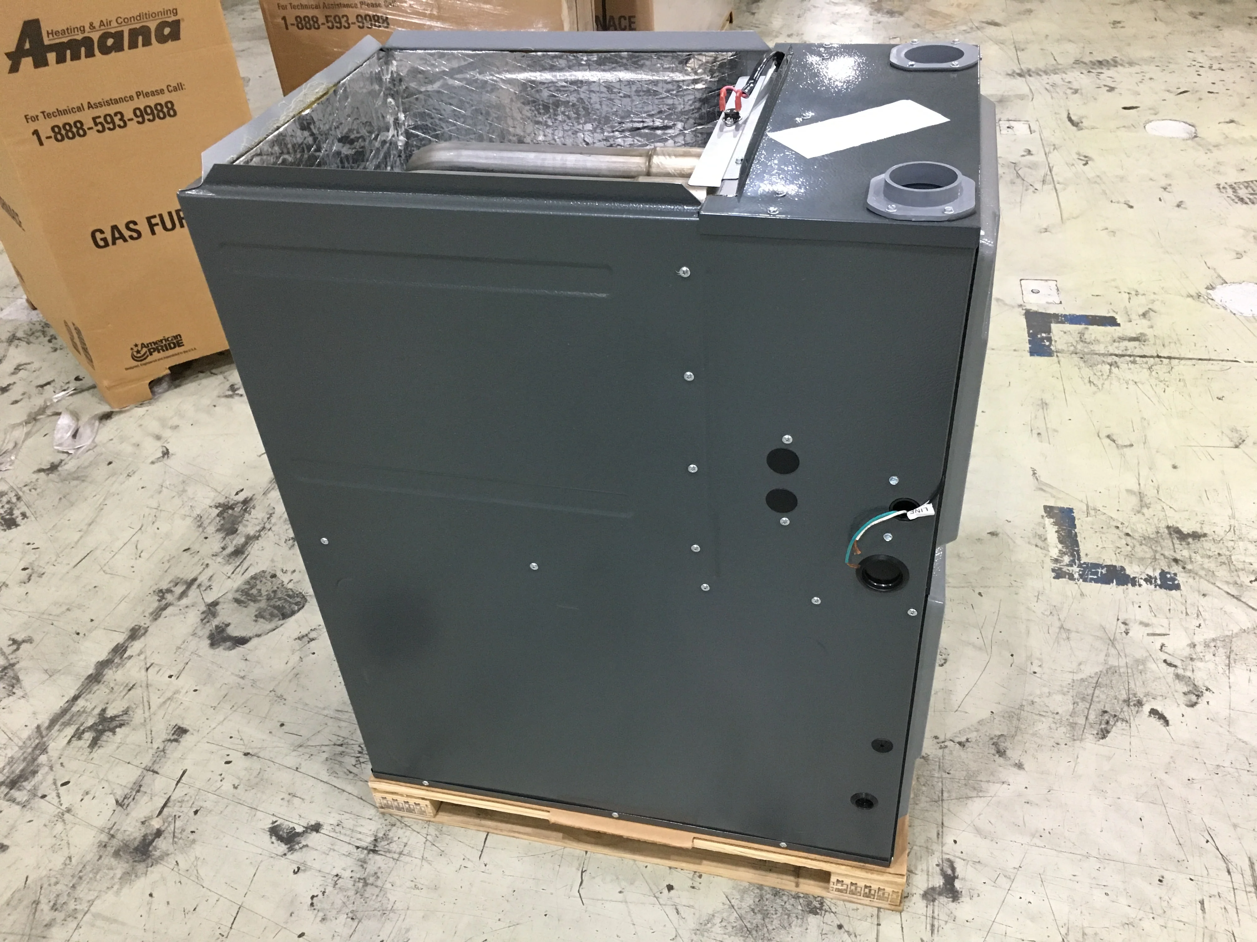 40,000 BTU Single Stage Upflow/Horizontal ECM Natural Gas Furnace; 96% AFUE, 115/60/1, CFM: 1200 - Image 3