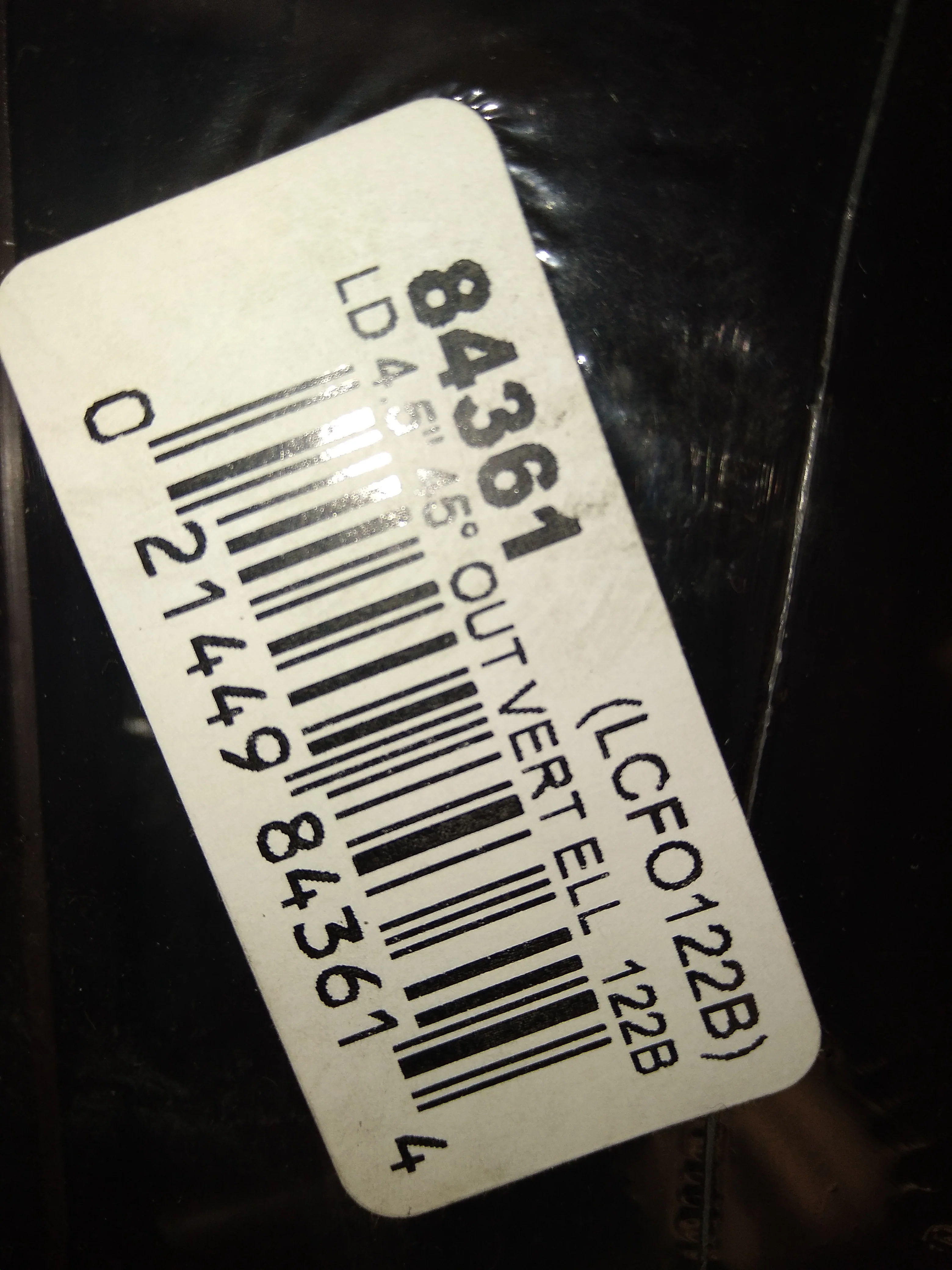 4-1/2" 45 DEGREE BROWN VERTICAL ELBOW - Image 4