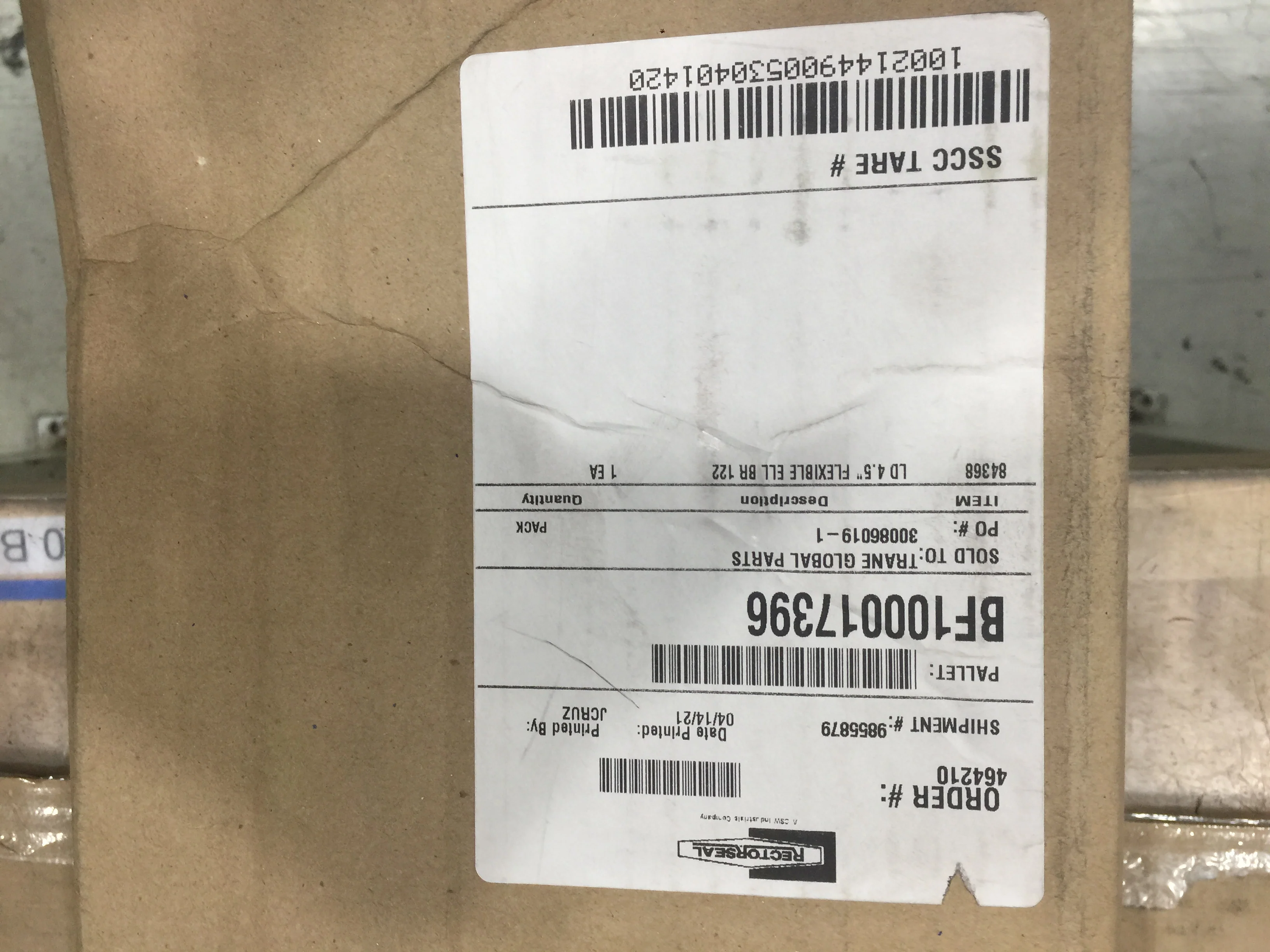 4-1/2" FLEXIBLE ELBOW, 40" X 4.5" X 3.25" - Image 5