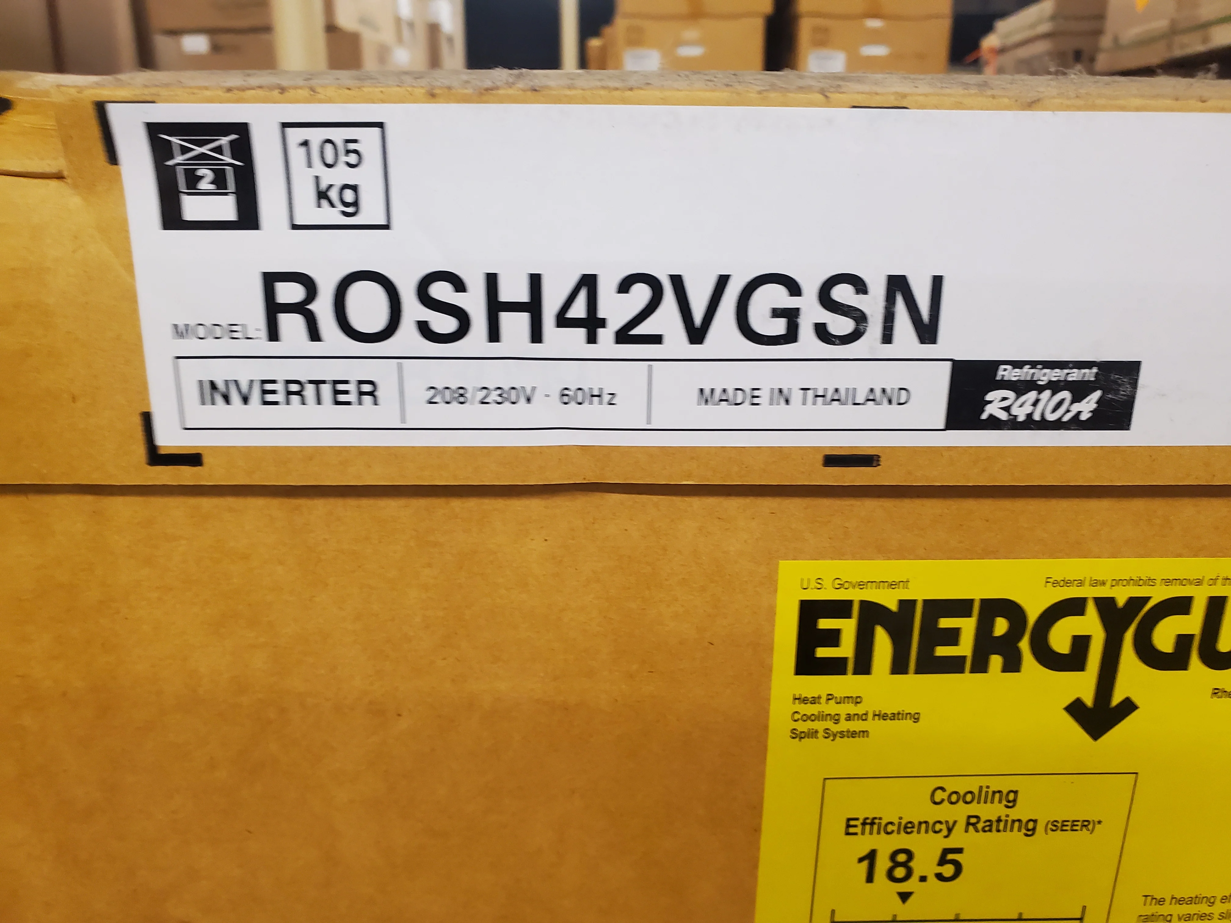 42,000 Btu Classic" Series Single-Zone Inverter Outdoor Mini-Split Heat Pump Unit - Image 6