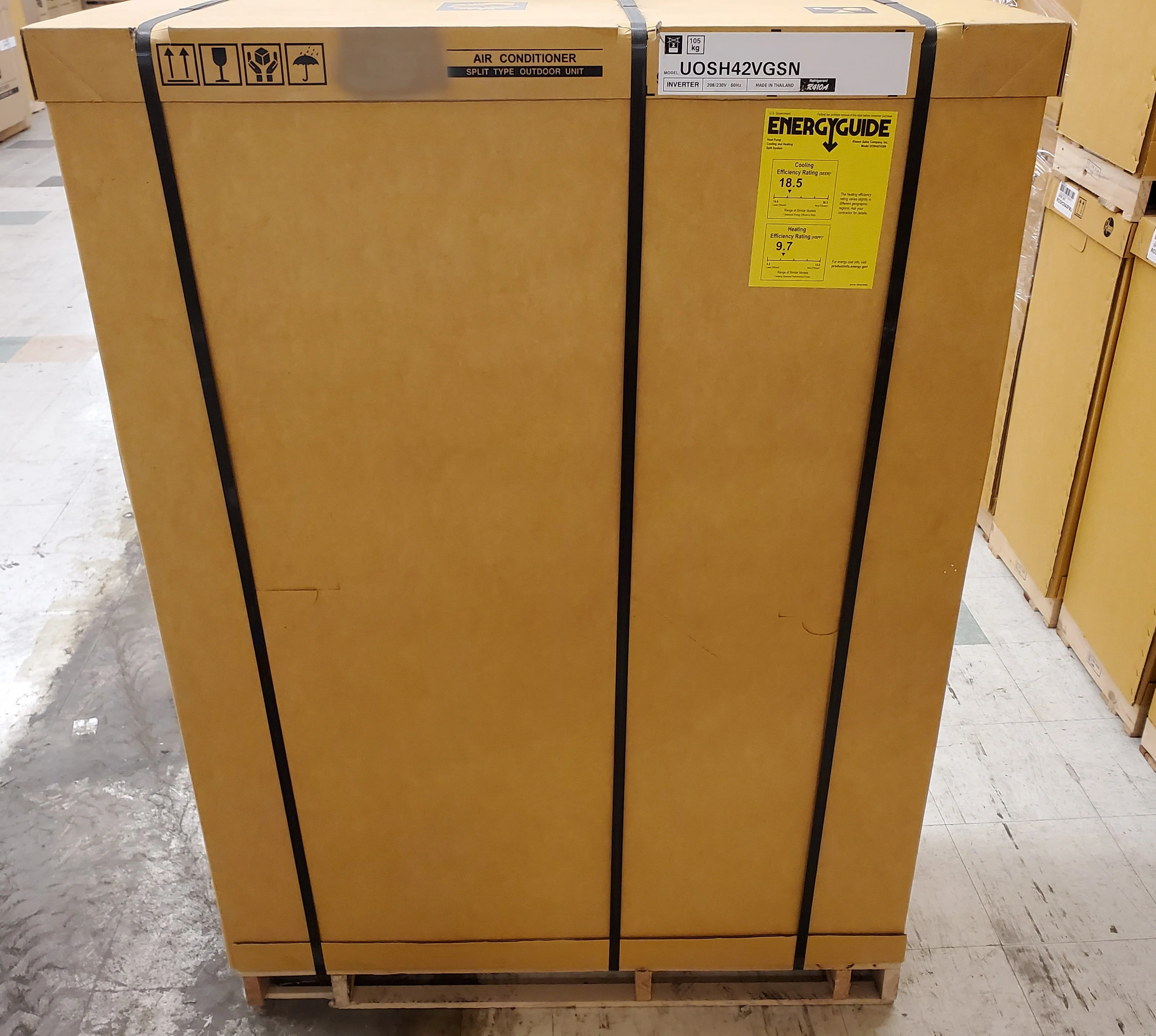 42,000 Btu Single-Zone Inverter Outdoor Mini-Split Heat Pump Unit, 208-230/60/1 R-410A 18.5 Seer - Image 6