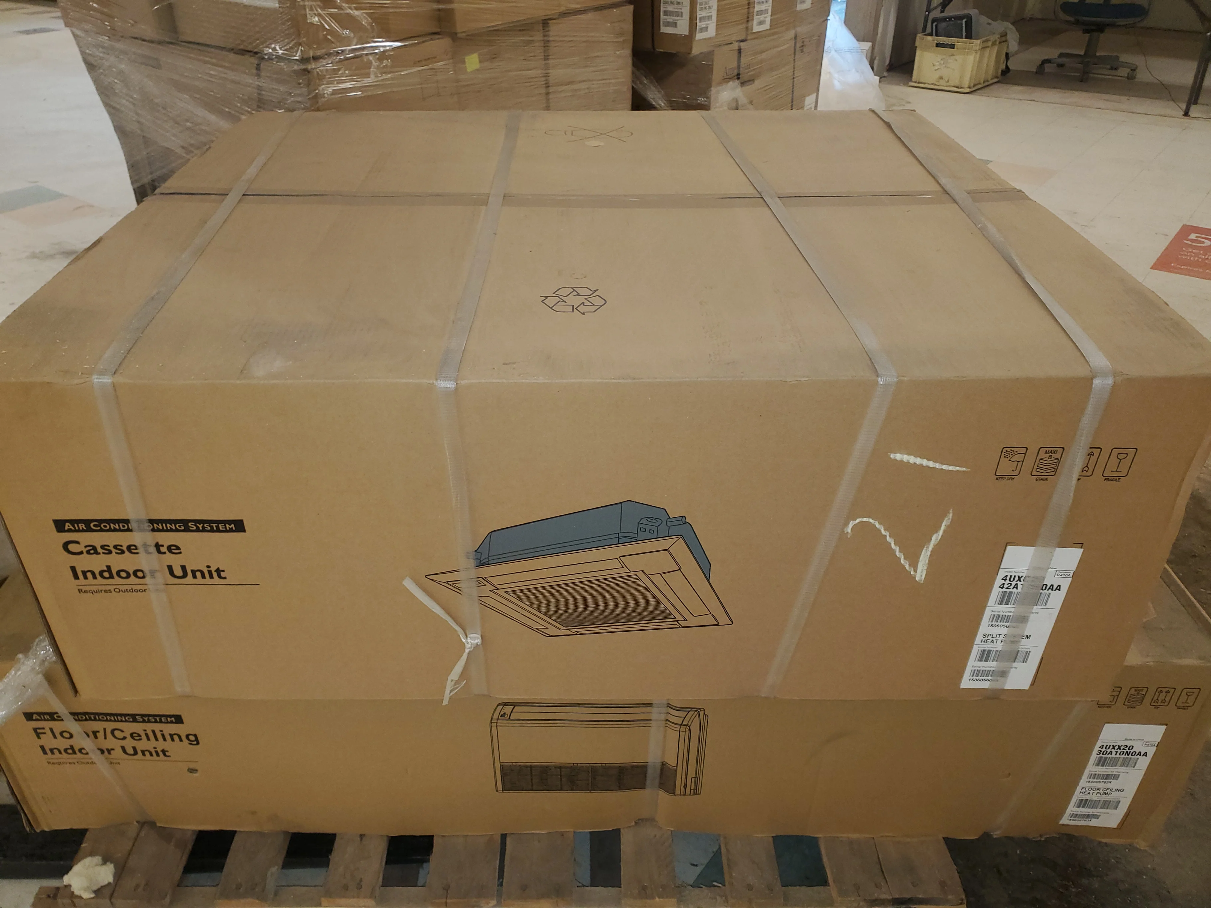 42,000 BTU 4-Way Ceiling Cassette Indoor Mini-Split Heat Pump , 20 Seer 208-230/60/1 R-410A - Image 7
