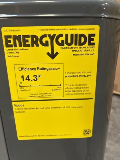 44,000 BTU 1-Stg Up/Horz Gas Furnace 80%, 2 Ton Comm AC 17 SEER2, 7 Pin Connector and 24V Thermostat - Image 4