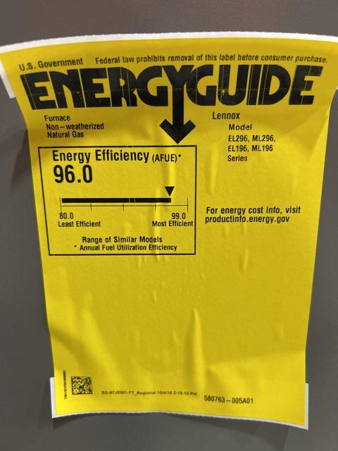 44,000 BTU Low NOx 2-Stg Downflow ECM Var Spd Comm Compatible Gas Furnace 96% 120/60/1 CFM: 1360 - Image 4