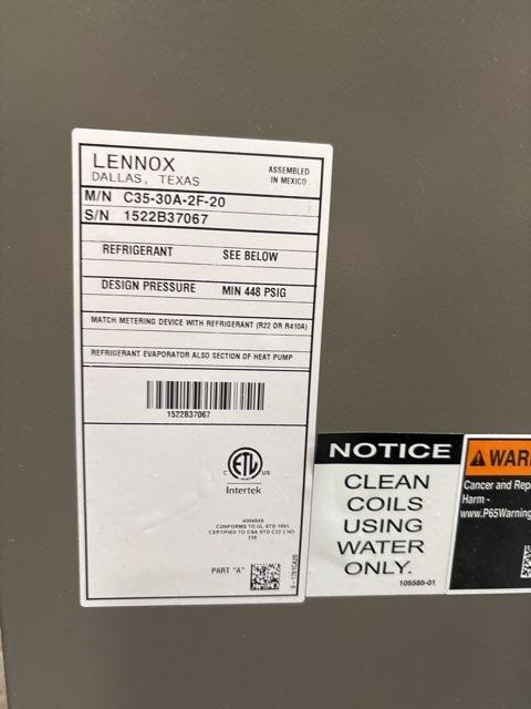 44,000 BTU Up/Horz Gas Furnace 80%, 2.5 Ton AC 14.3 SEER2, 2.5 Ton Upflow A Coil and 24V Thermostat - Image 3